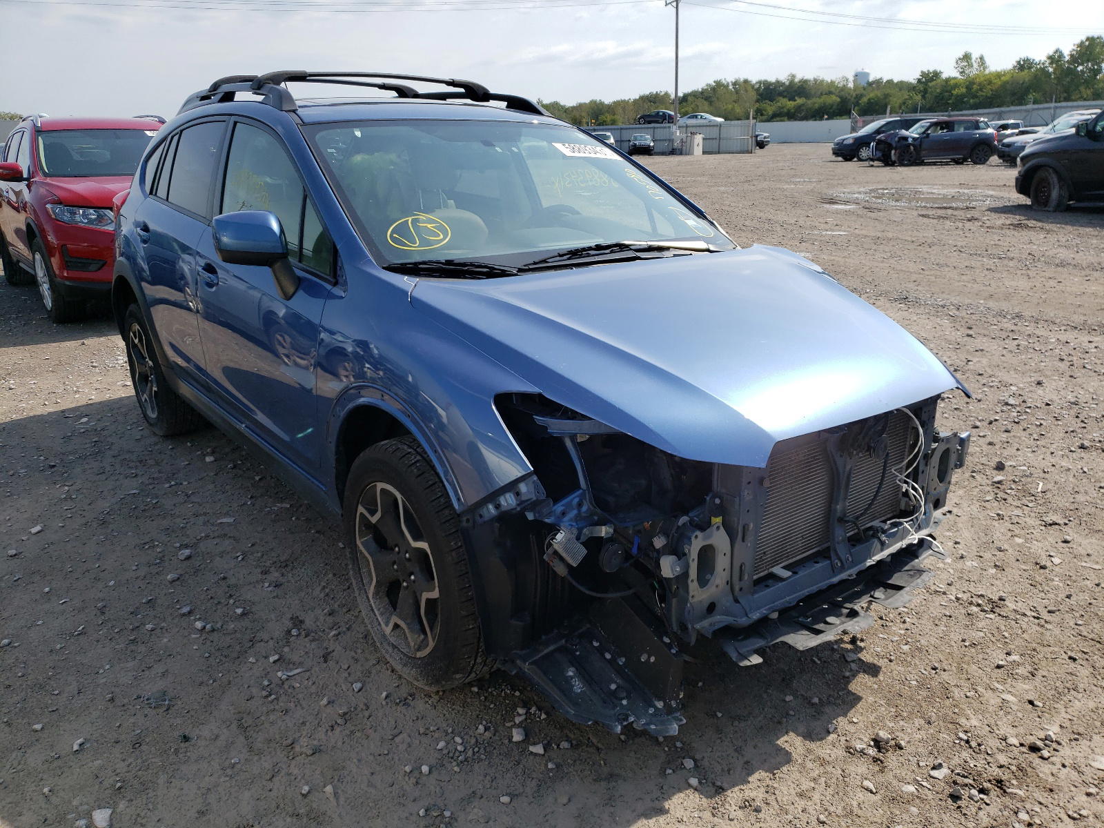 SUBARU XV CROSSTR 2014 with VIN JF2GPAKC9EH312724 - Photo from auction