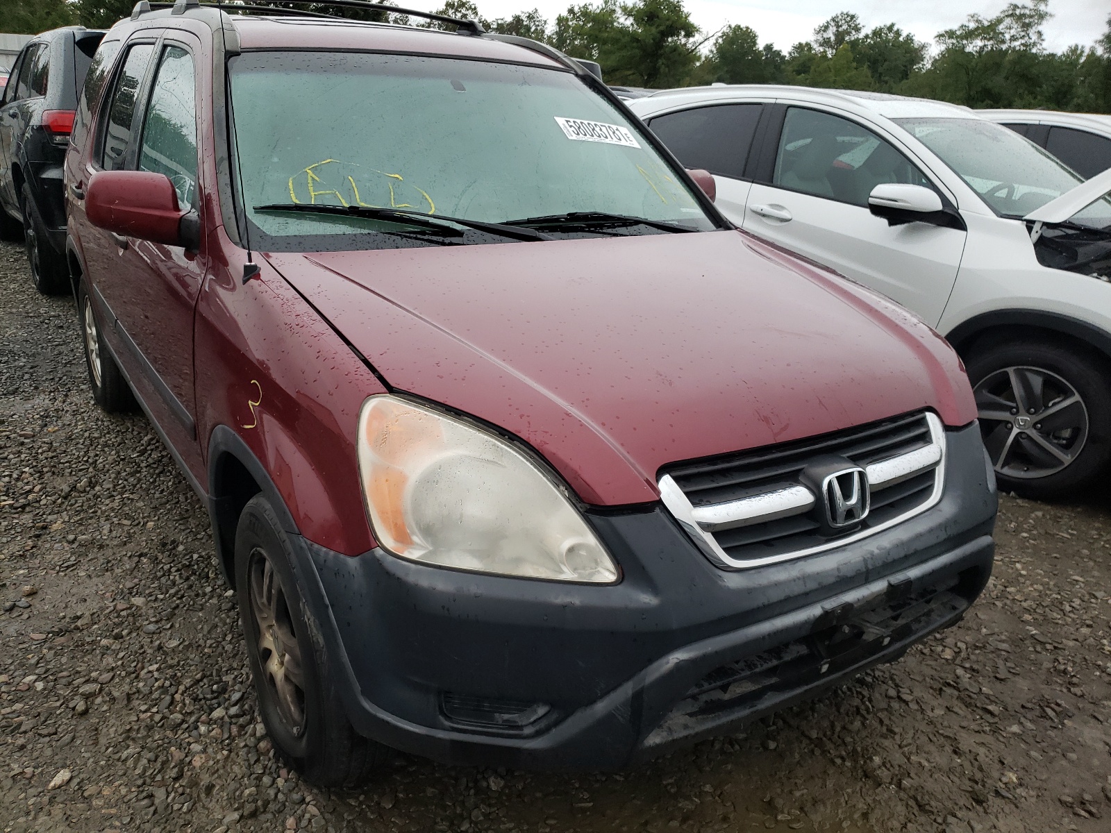 HONDA CR-V EX 2003 with VIN JHLRD78813C006474 - Photo from auction