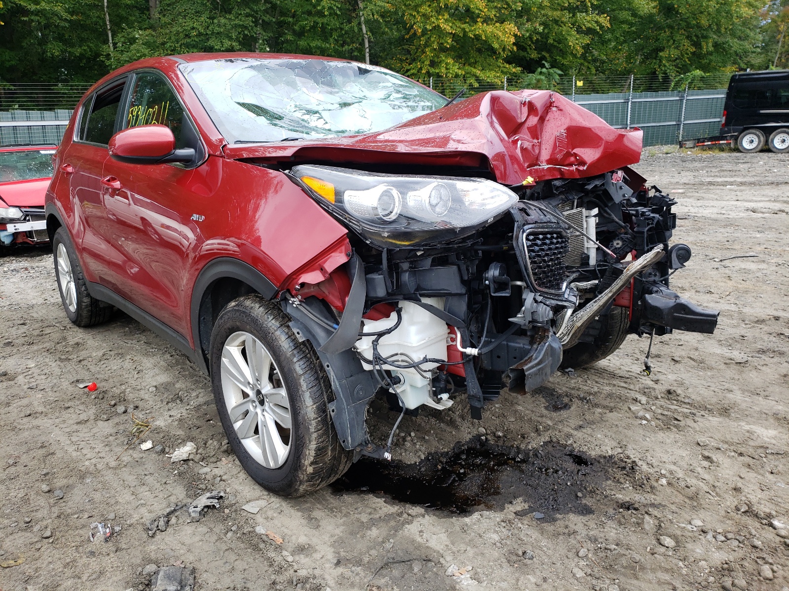 KIA SPORTAGE L 2017 with VIN KNDPMCAC3H7100626 - Photo from auction