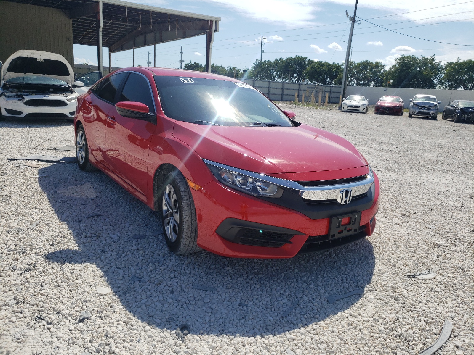HONDA CIVIC LX 2017 with VIN 2HGFC2F50HH546483 - Photo from auction