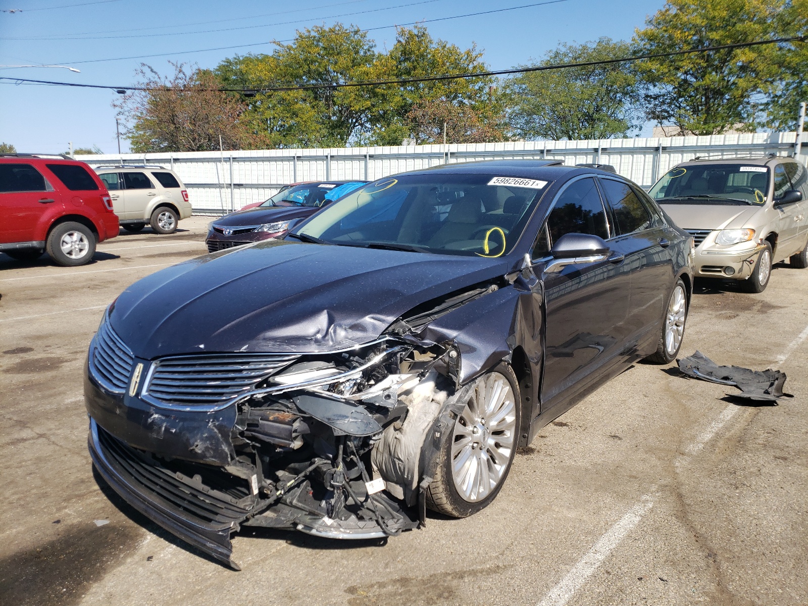 Photo 2 from auction – 2013 LINCOLN MKZ with VIN 3LN6L2GK7DR814104