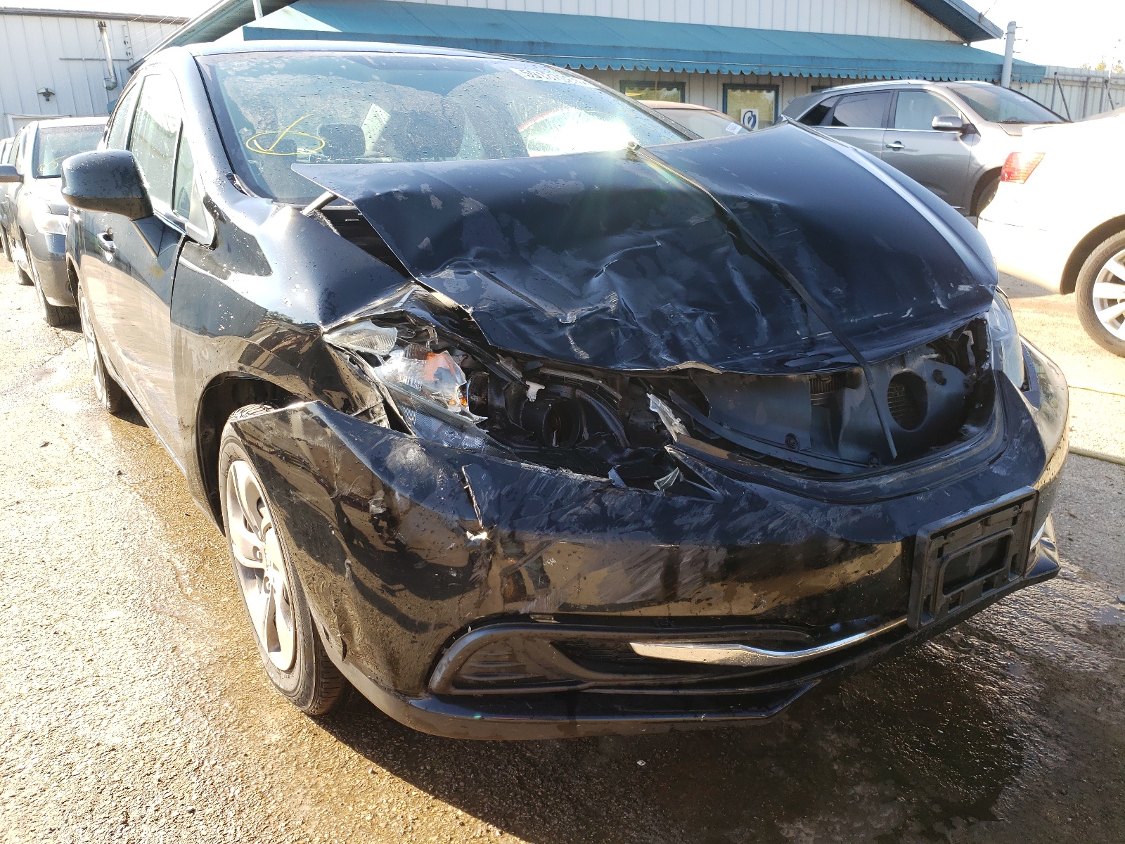HONDA CIVIC LX 2013 with VIN 19XFB2F55DE219519 - Photo from auction