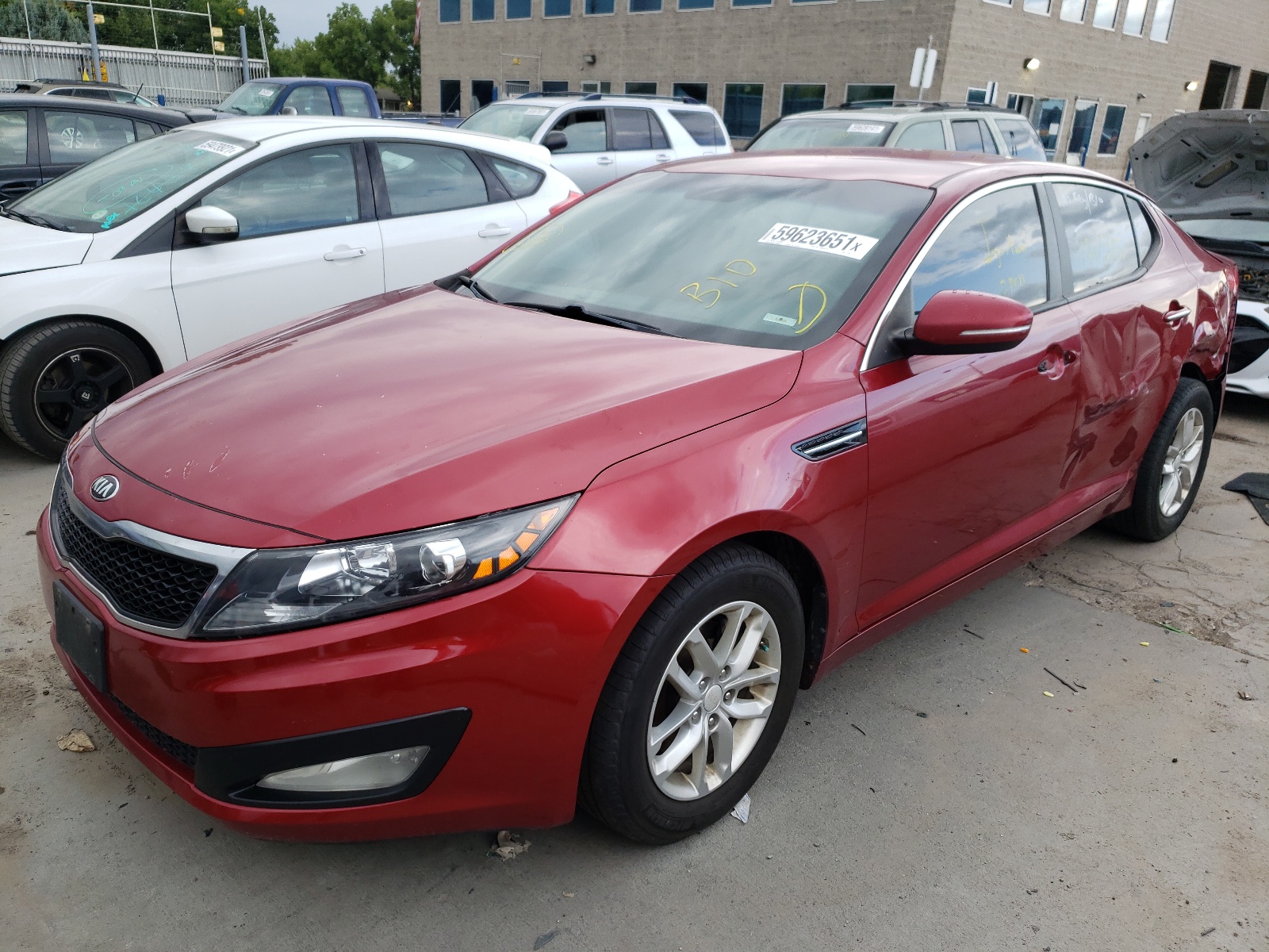Photo 2 from auction – 2013 KIA OPTIMA LX with VIN 5XXGM4A71DG161449