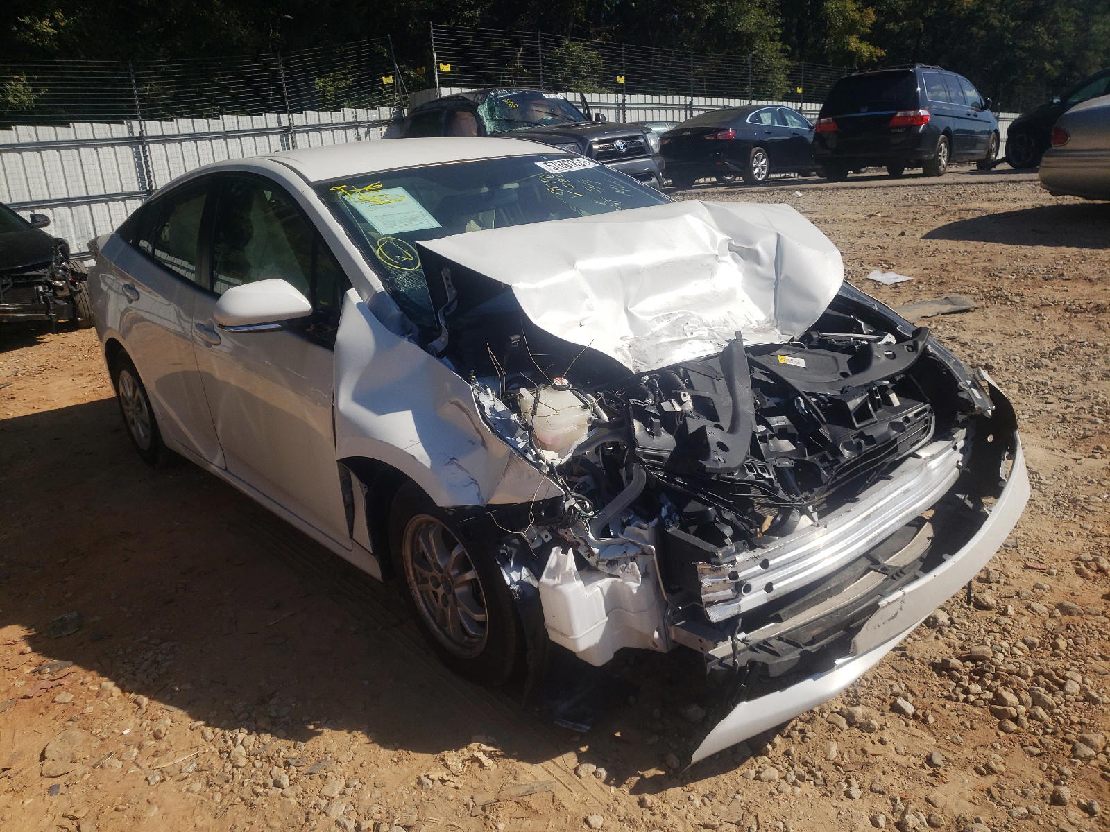 TOYOTA PRIUS 2016 with VIN JTDKBRFU2G3020826 - Photo from auction