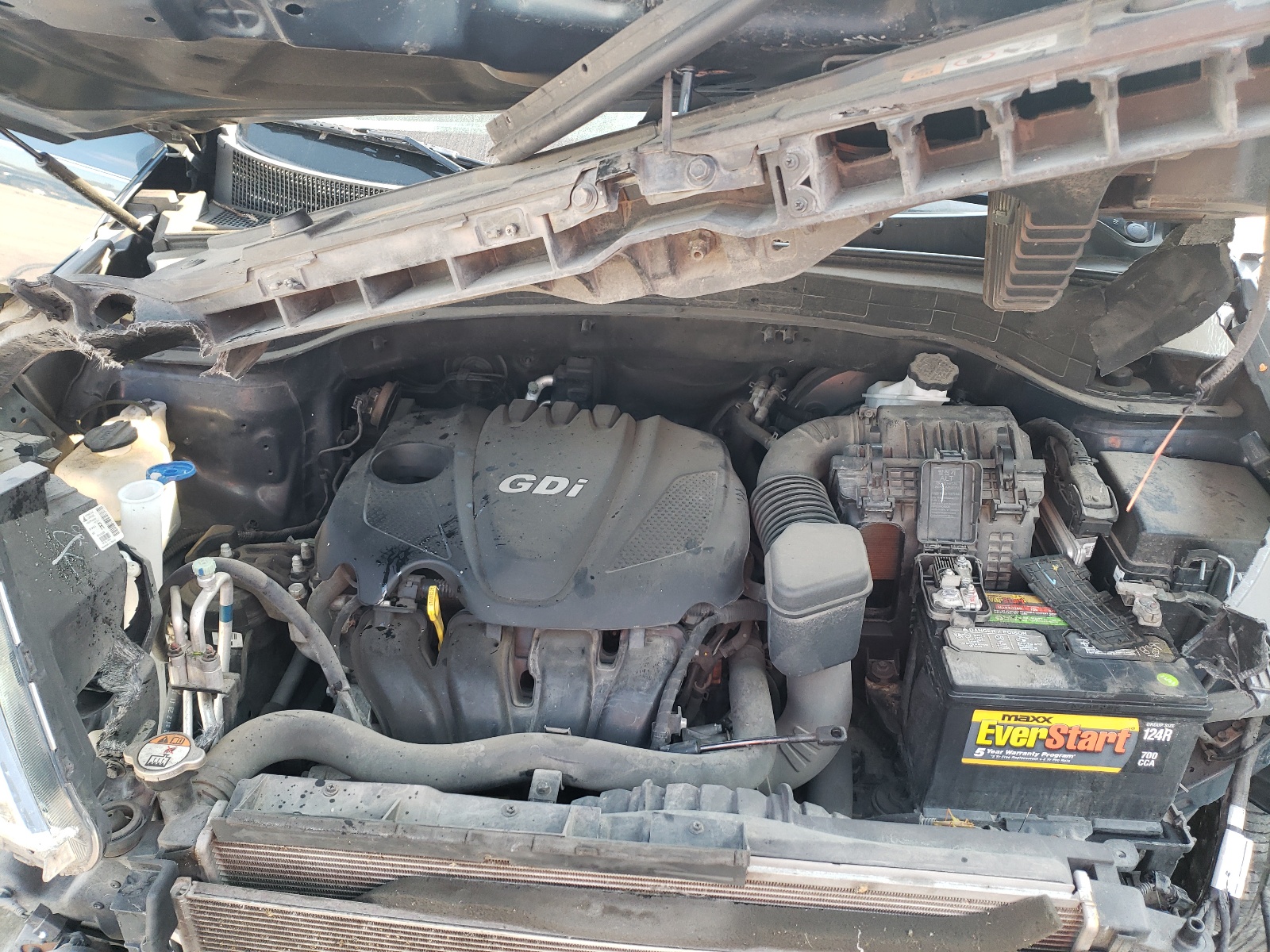 Photo 7 from auction – 2014 KIA SORENTO LX with VIN 5XYKT4A61EG459310
