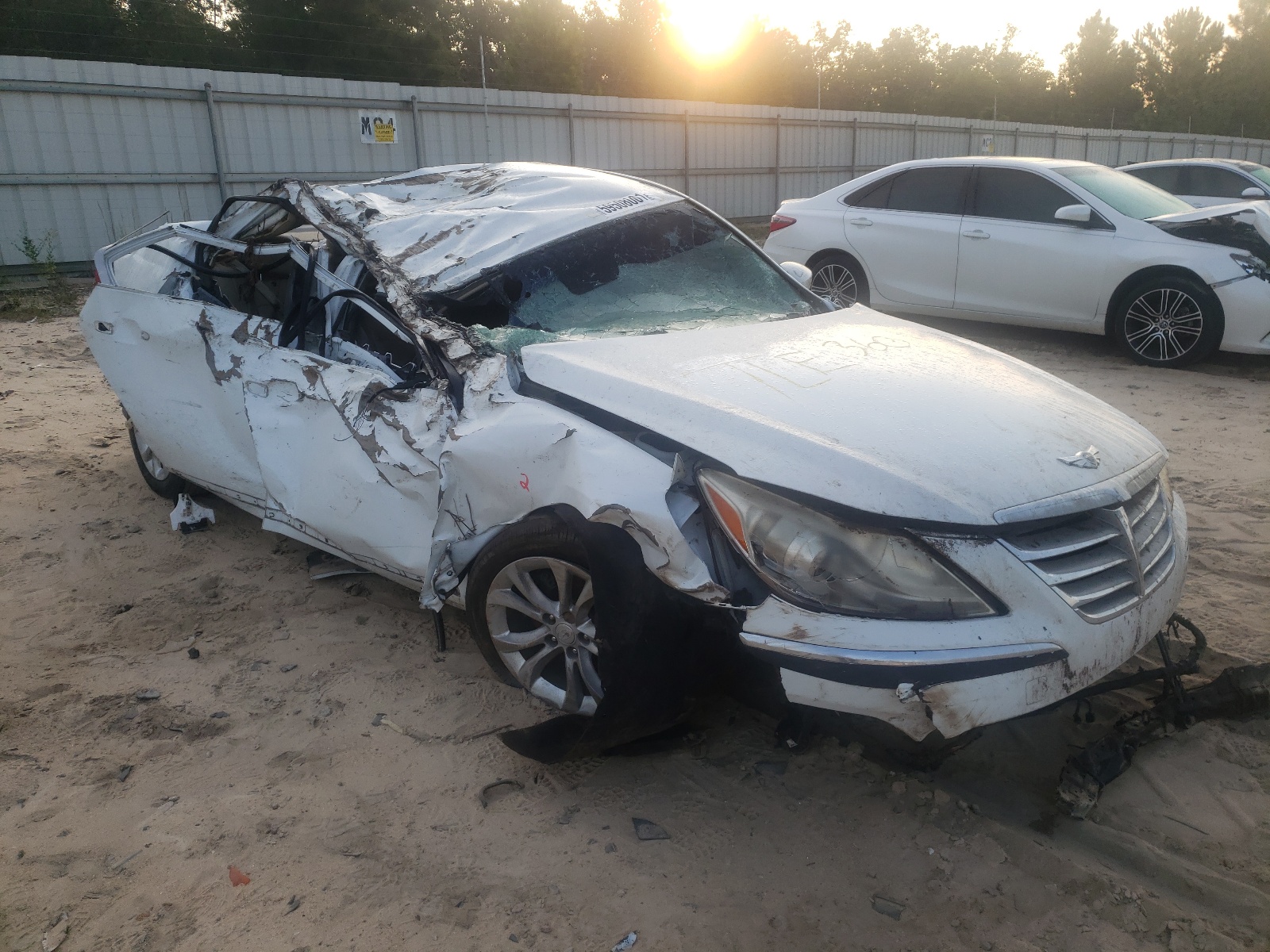 HYUNDAI GENESIS 3. 2012 with VIN KMHGC4DD9CU198905 - Photo from auction