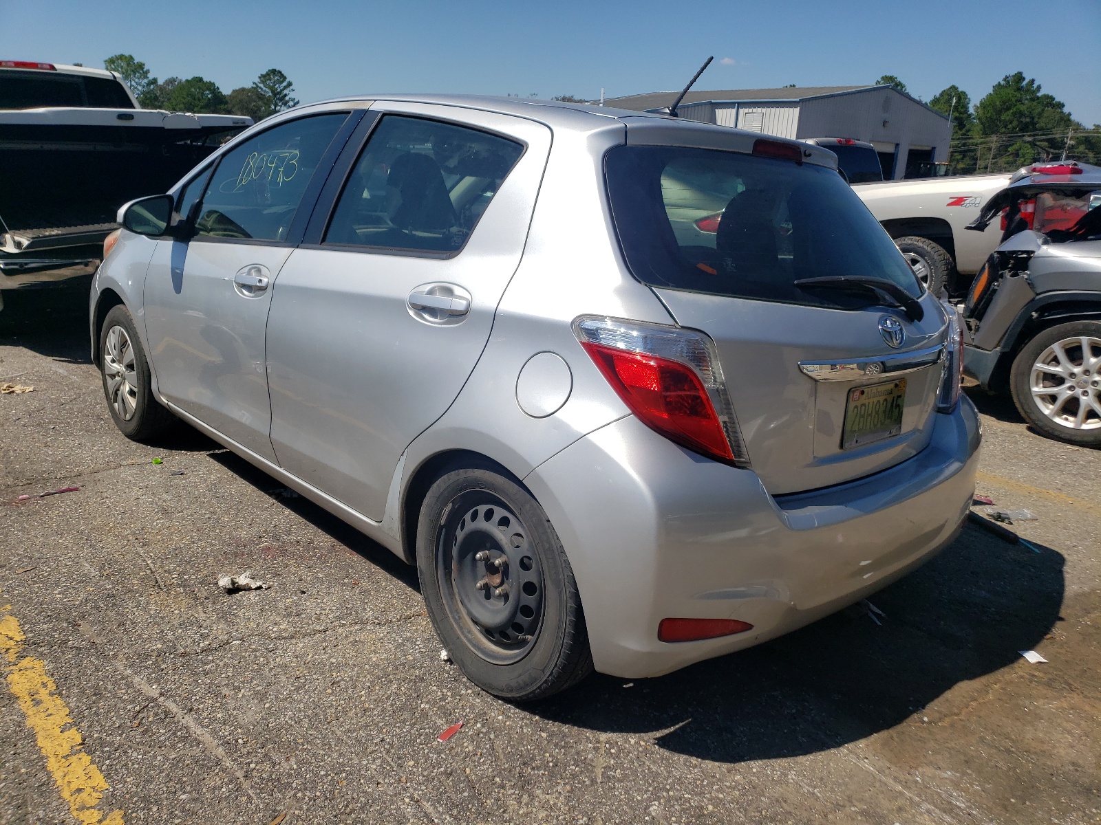 Photo 3 from auction – 2013 TOYOTA YARIS with VIN JTDKTUD37DD550287
