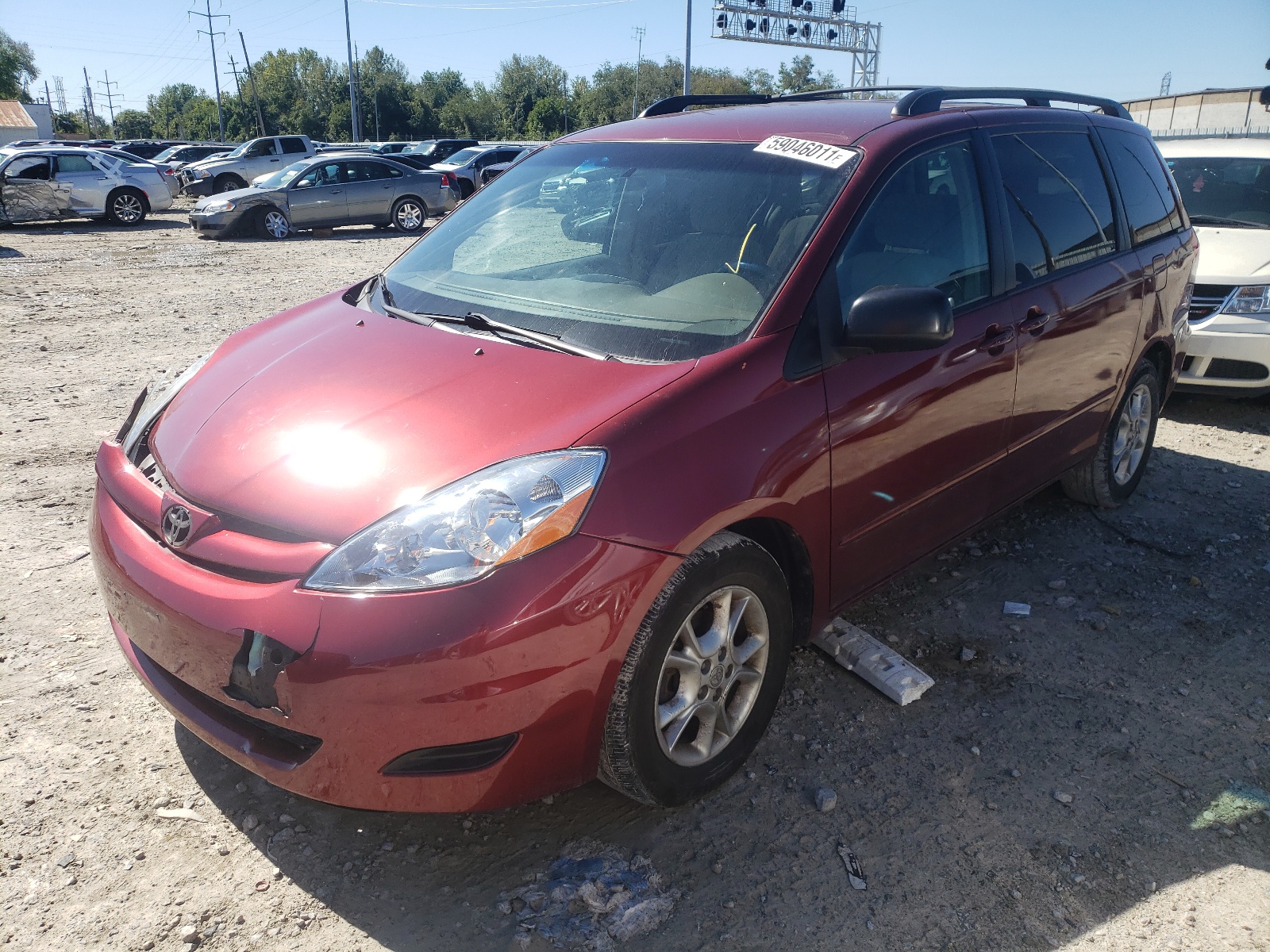 Photo 2 from auction – 2006 TOYOTA SIENNA CE with VIN 5TDZA23C26S555205