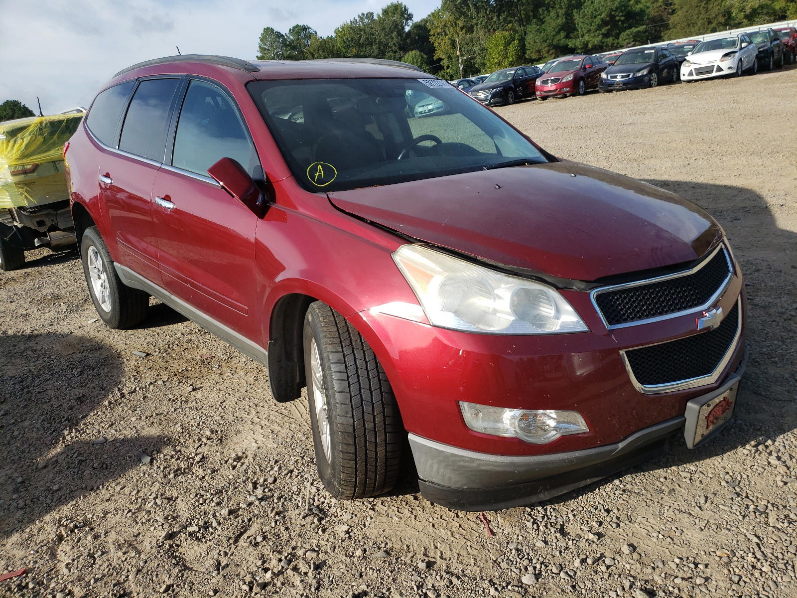 CHEVROLET TRAVERSE L 2011 with VIN 1GNKRGED6BJ122952 - Photo from auction