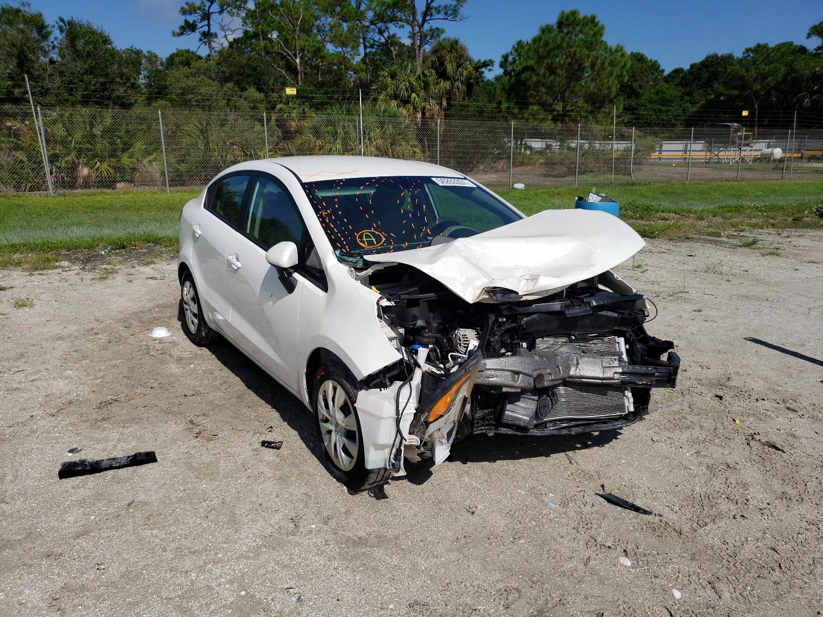 Photo 9 from auction – 2015 KIA RIO LX with VIN KNADM4A36F6424470