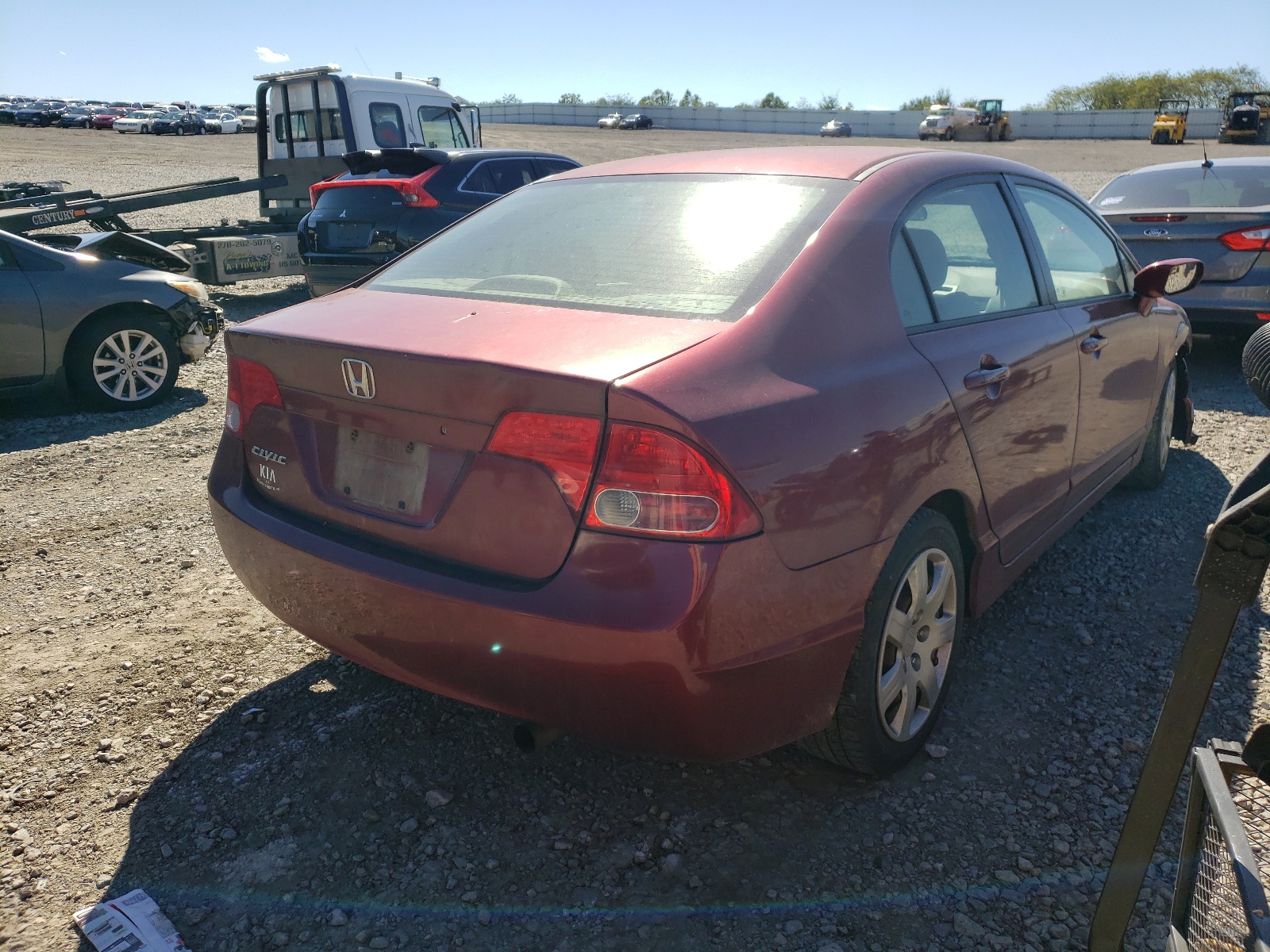 Photo 4 from auction – 2008 HONDA CIVIC LX with VIN 2HGFA16538H529645