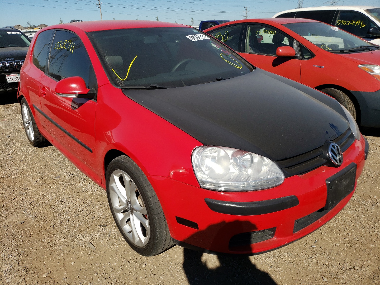 Photo 1 from auction – 2008 VOLKSWAGEN RABBIT with VIN WVWAB71K88W084777