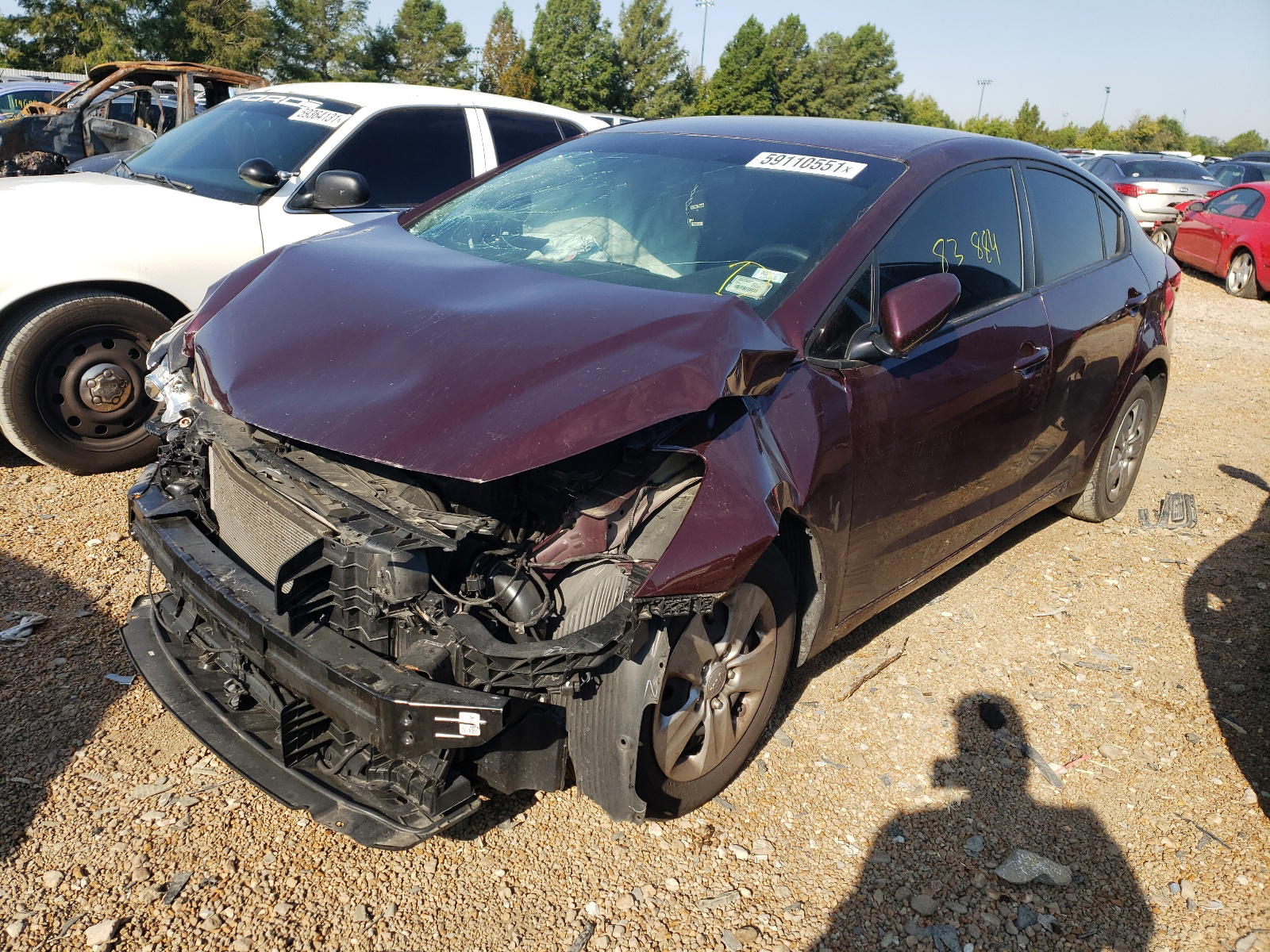 Photo 2 from auction – 2018 KIA FORTE with VIN 3KPFK4A79JE260381
