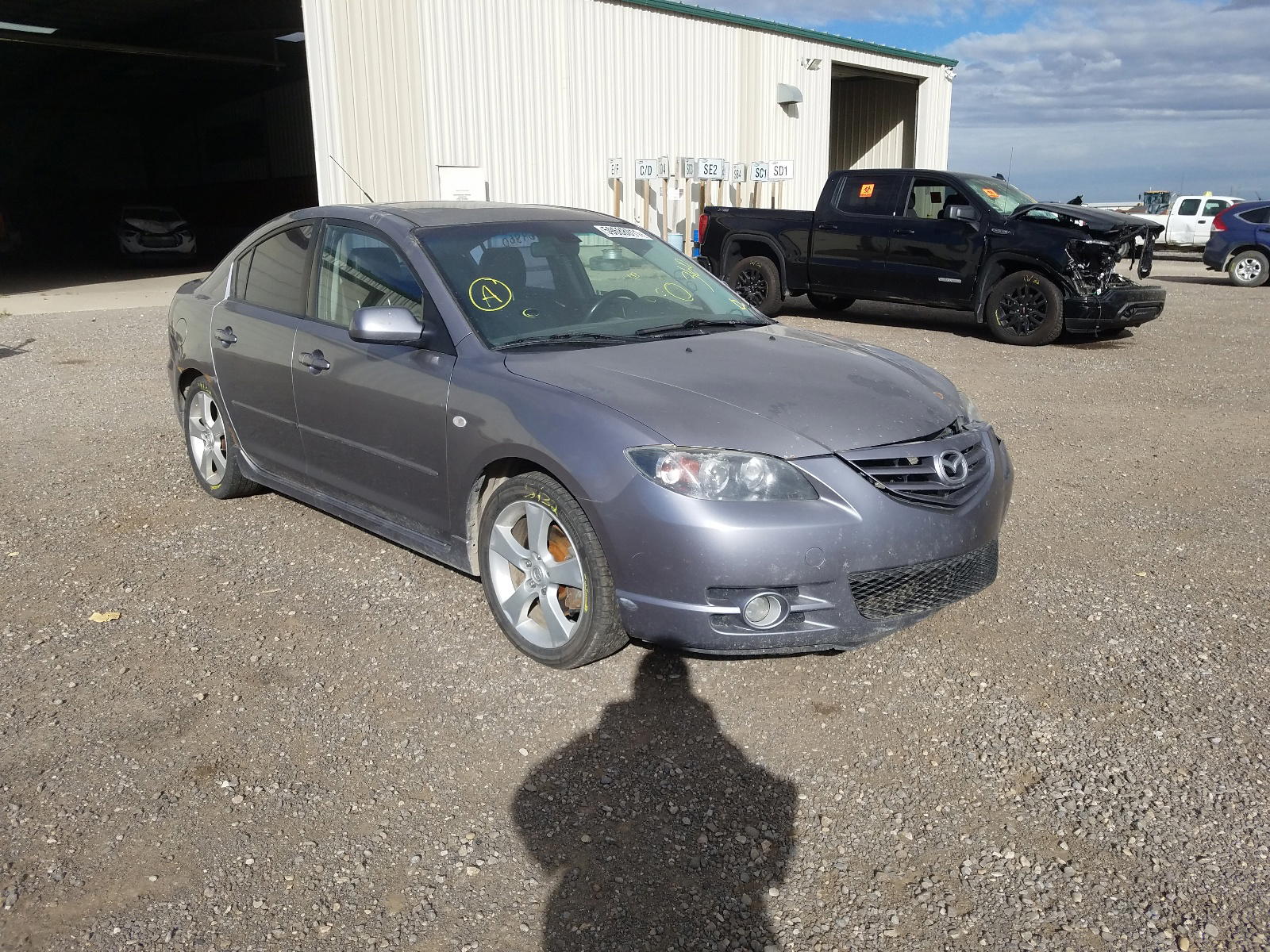 MAZDA 3 S 2006 with VIN JM1BK123761516732 - Photo from auction