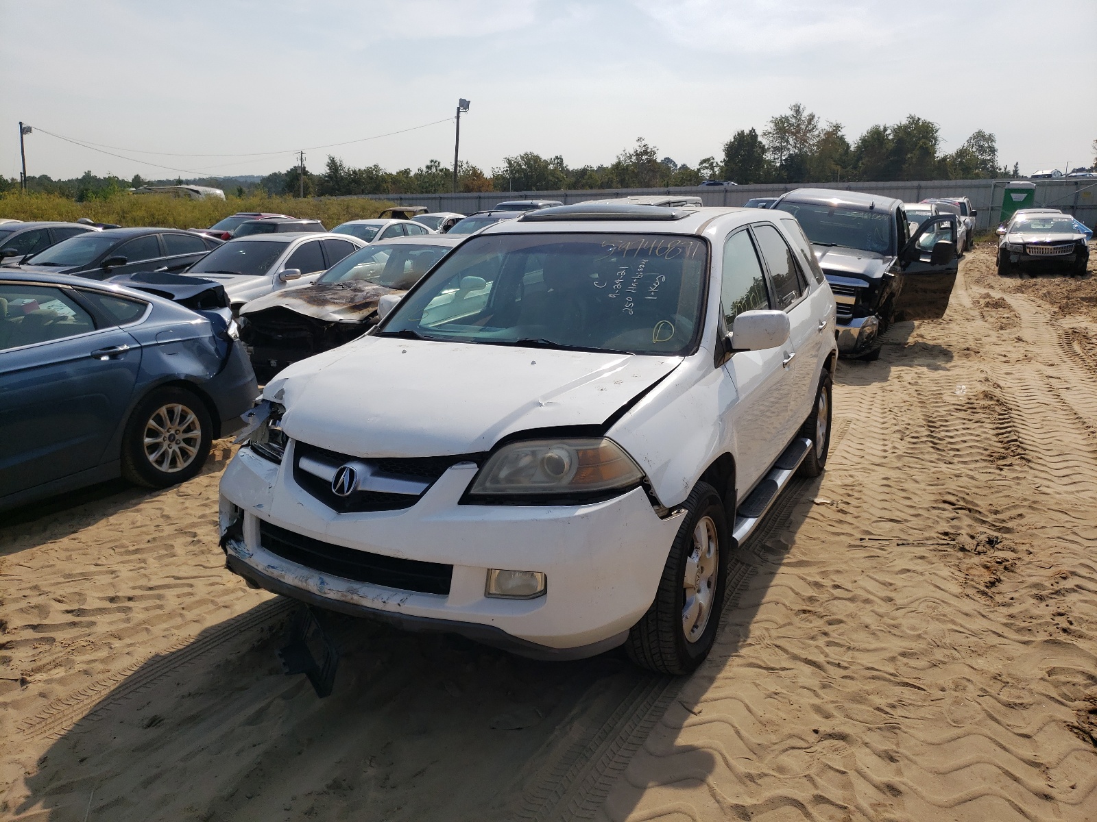 Photo 2 from auction – 2006 ACURA MDX with VIN 2HNYD18266H544584
