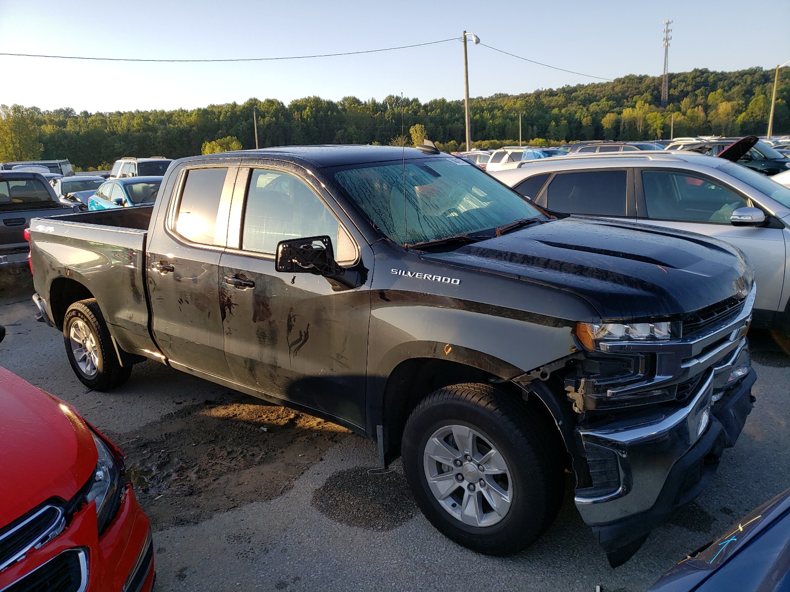 CHEVROLET SILVERADO 2020 with VIN 1GCRYDED8LZ199866 - Photo from auction
