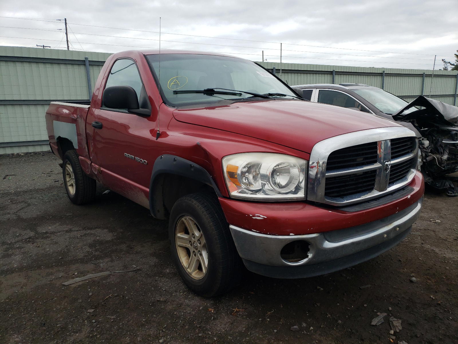 DODGE 1500 2007 with VIN 1D7HU16P47J558378 - Photo from auction