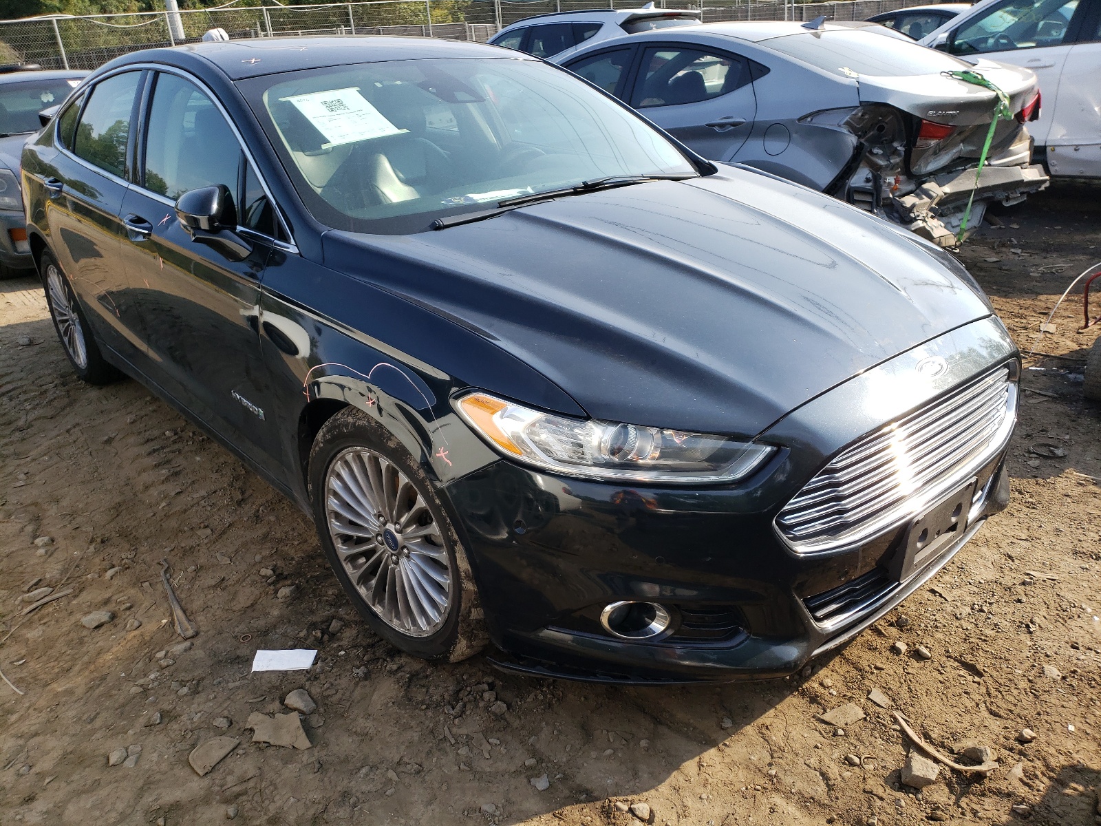 FORD FUSION TIT 2014 with VIN 3FA6P0RU3ER191101 - Photo from auction