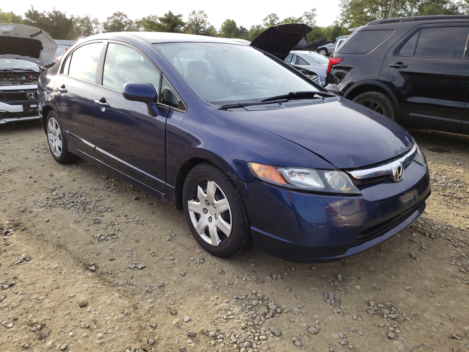 HONDA CIVIC LX 2007 with VIN 1HGFA16537L093705 - Photo from auction