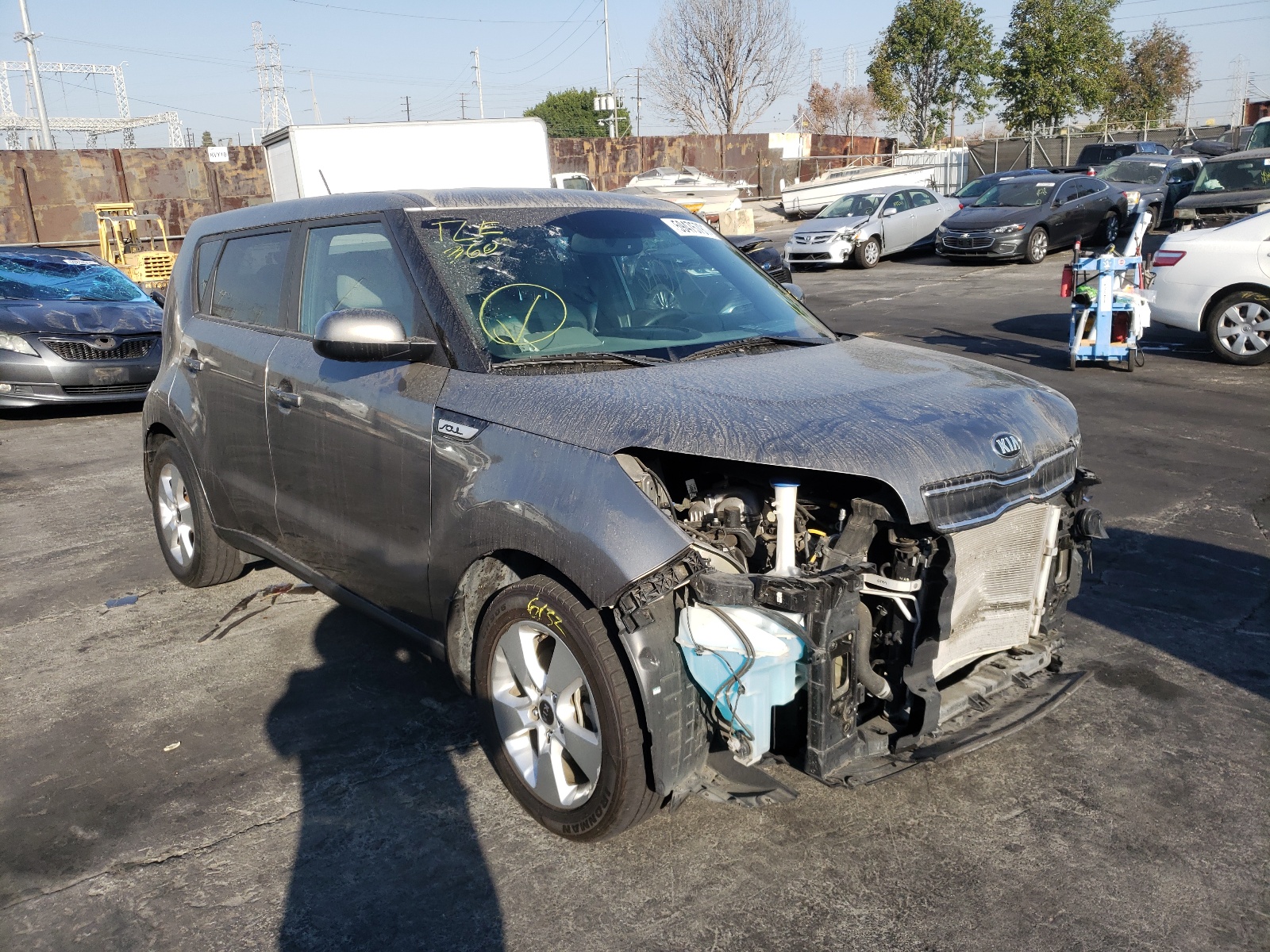 KIA SOUL 2017 with VIN KNDJN2A21H7484023 - Photo from auction