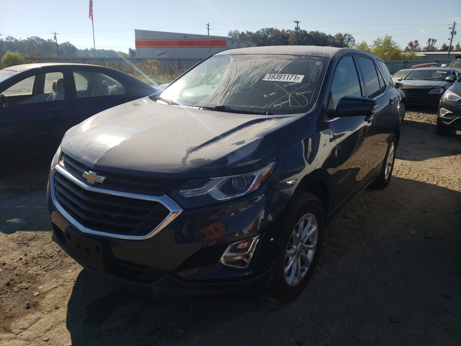 Photo 2 from auction – 2018 CHEVROLET EQUINOX LT with VIN 3GNAXJEV8JL108047