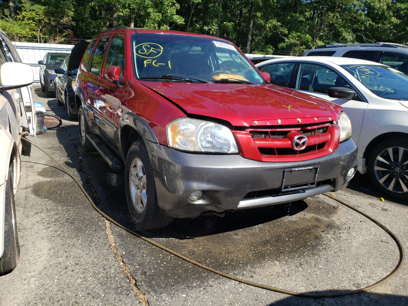 MAZDA TRIBUTE S 2006 with VIN 4F2YZ04156KM21673 - Photo from auction