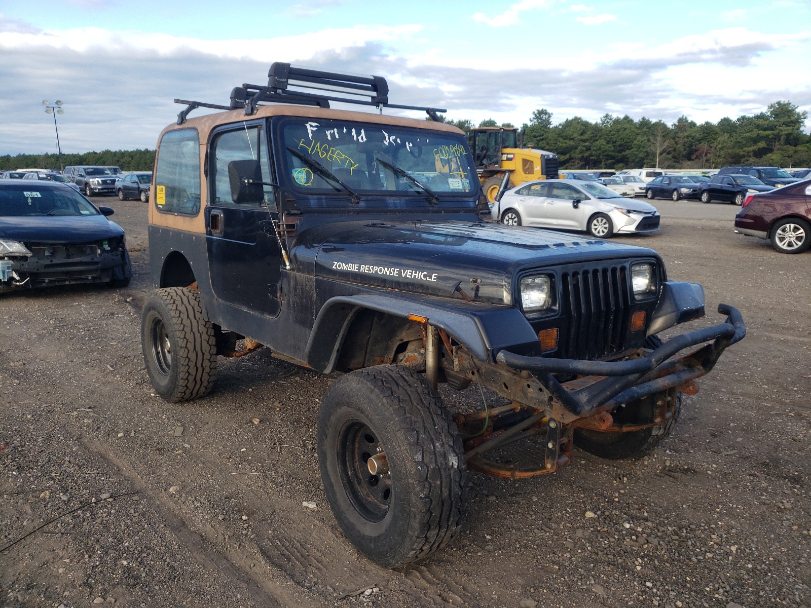 JEEP WRANGLER / 1995 with VIN 1J4FY19P6SP286871 - Photo from auction