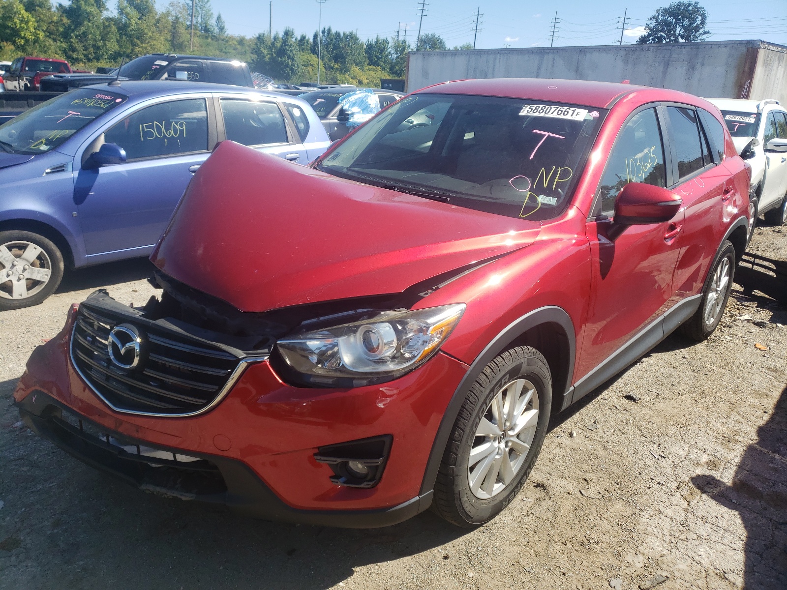 Photo 2 from auction – 2016 MAZDA CX-5 TOURI with VIN JM3KE4CYXG0661121