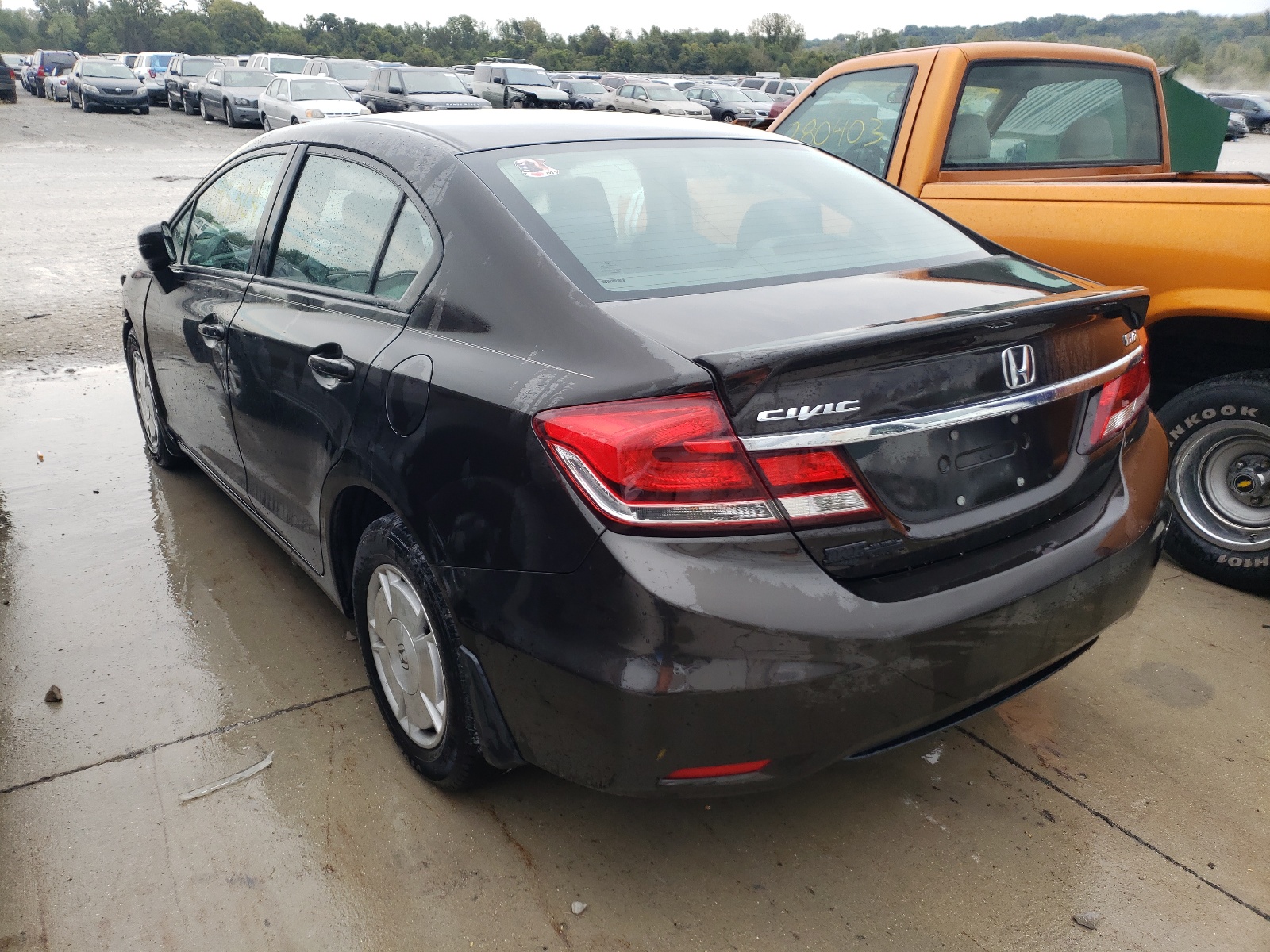 Photo 3 from auction – 2014 HONDA CIVIC HF with VIN 2HGFB2F68EH510774