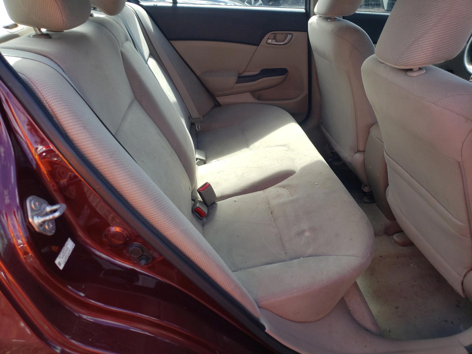 Photo 6 from auction – 2012 HONDA CIVIC LX with VIN 2HGFB2F52CH596216