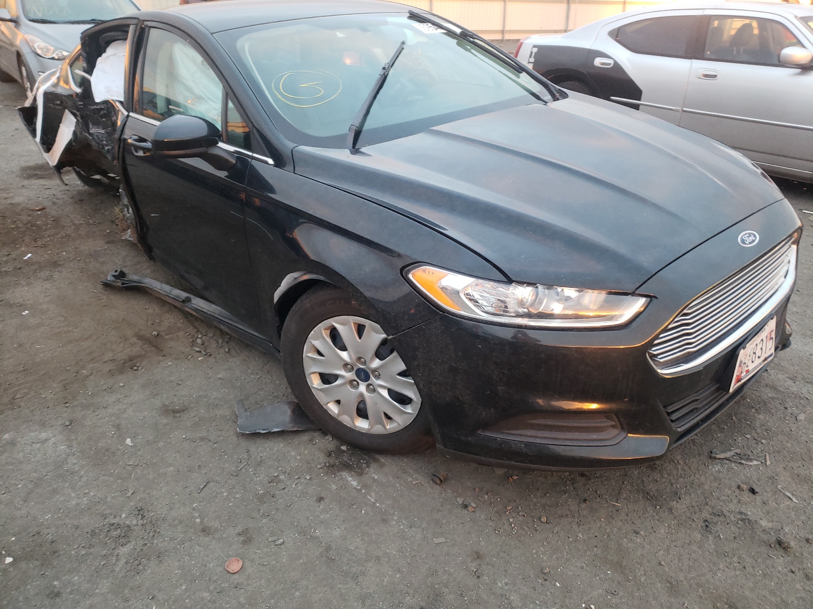 Photo 1 from auction – 2014 FORD FUSION S with VIN 3FA6P0G72ER253567