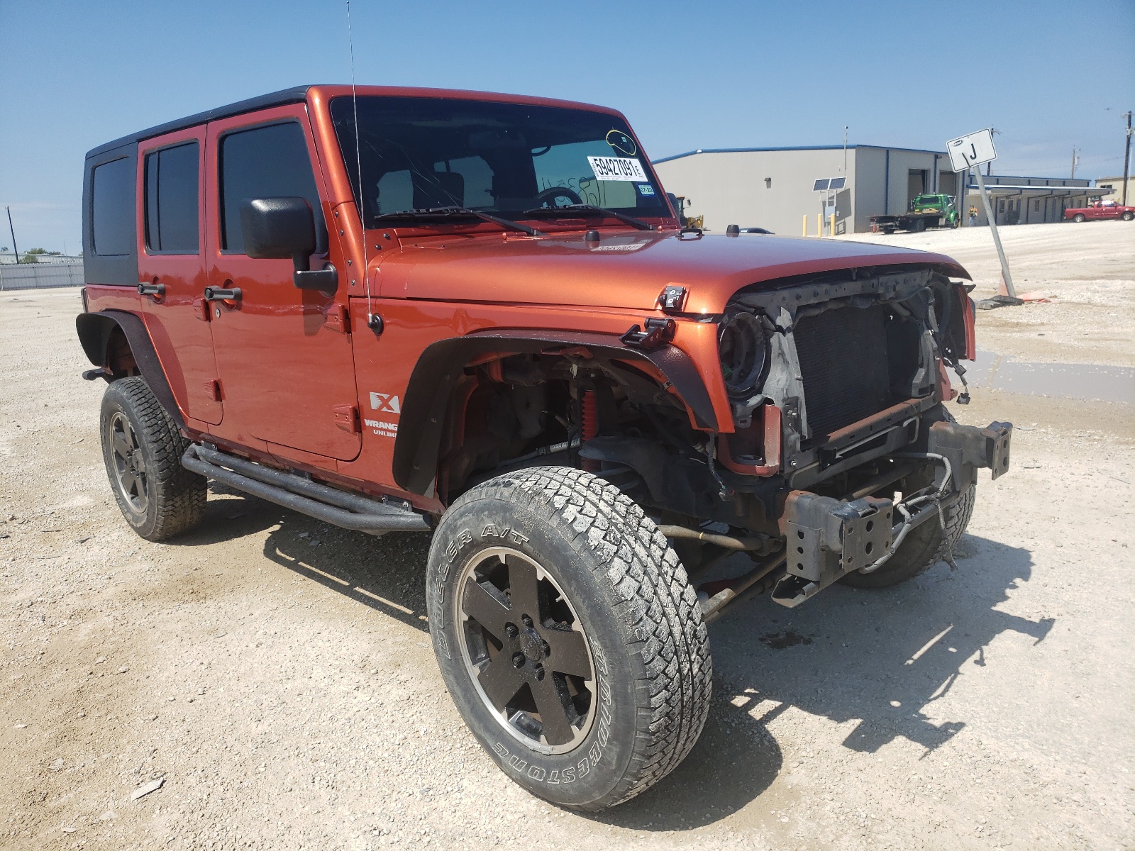 JEEP WRANGLER U 2009 with VIN 1J4GA391X9L708853 - Photo from auction