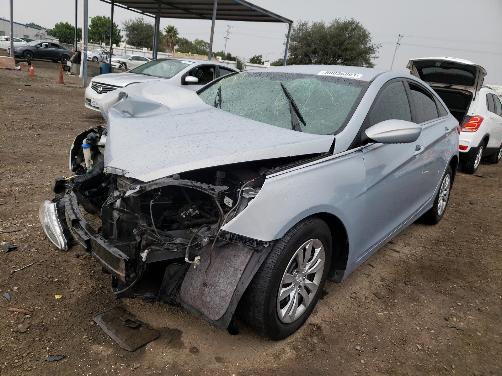 Photo 2 from auction – 2012 HYUNDAI SONATA GLS with VIN 5NPEB4AC3CH436767