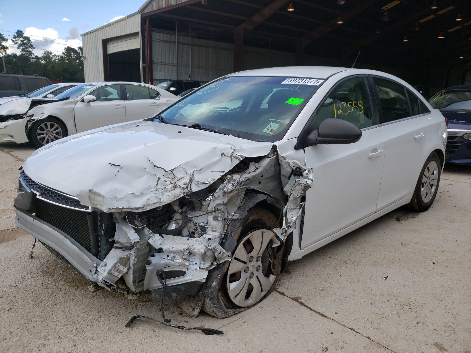 Photo 2 from auction – 2012 CHEVROLET CRUZE LS with VIN 1G1PC5SH2C7137287