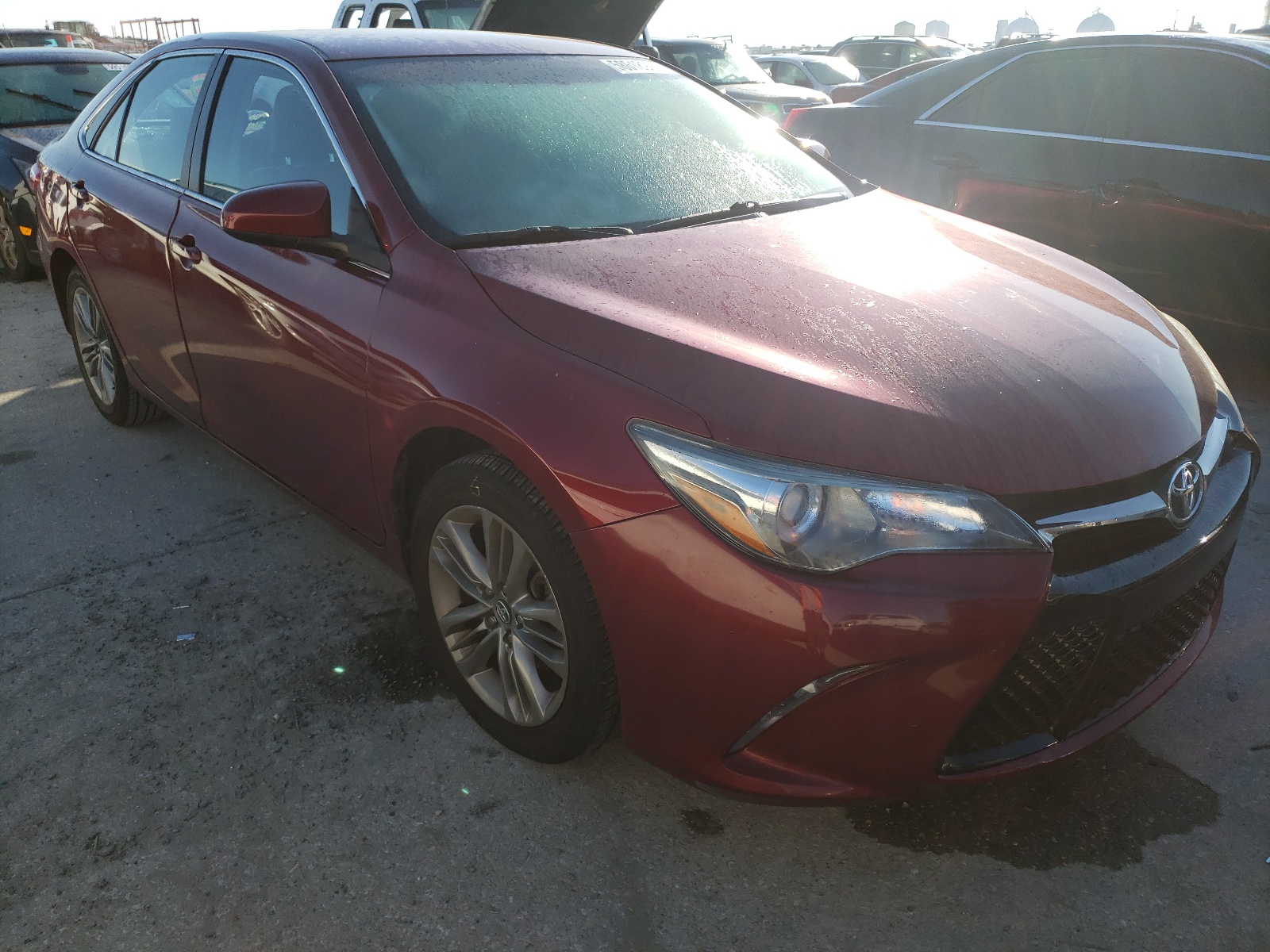 TOYOTA CAMRY LE 2016 with VIN 4T1BF1FK2GU613855 - Photo from auction