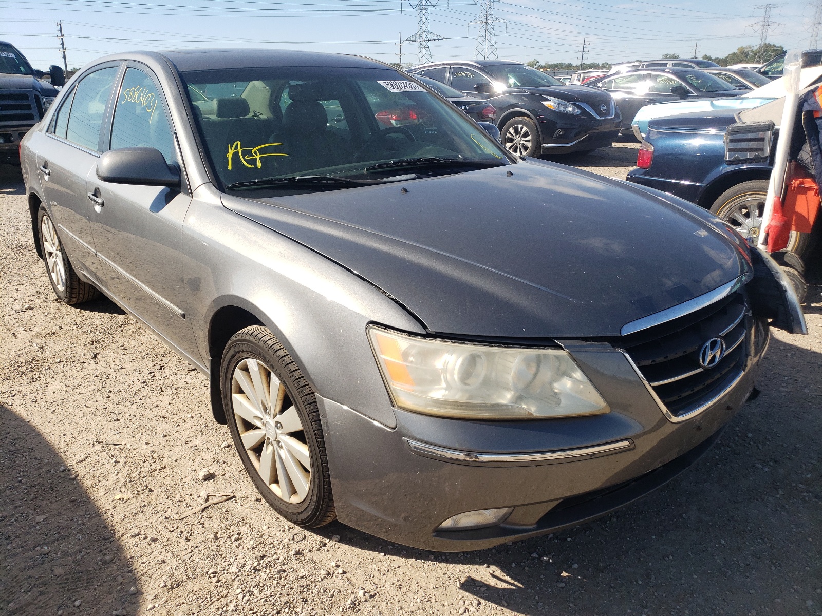 HYUNDAI SONATA SE 2009 with VIN 5NPEU46F99H499278 - Photo from auction
