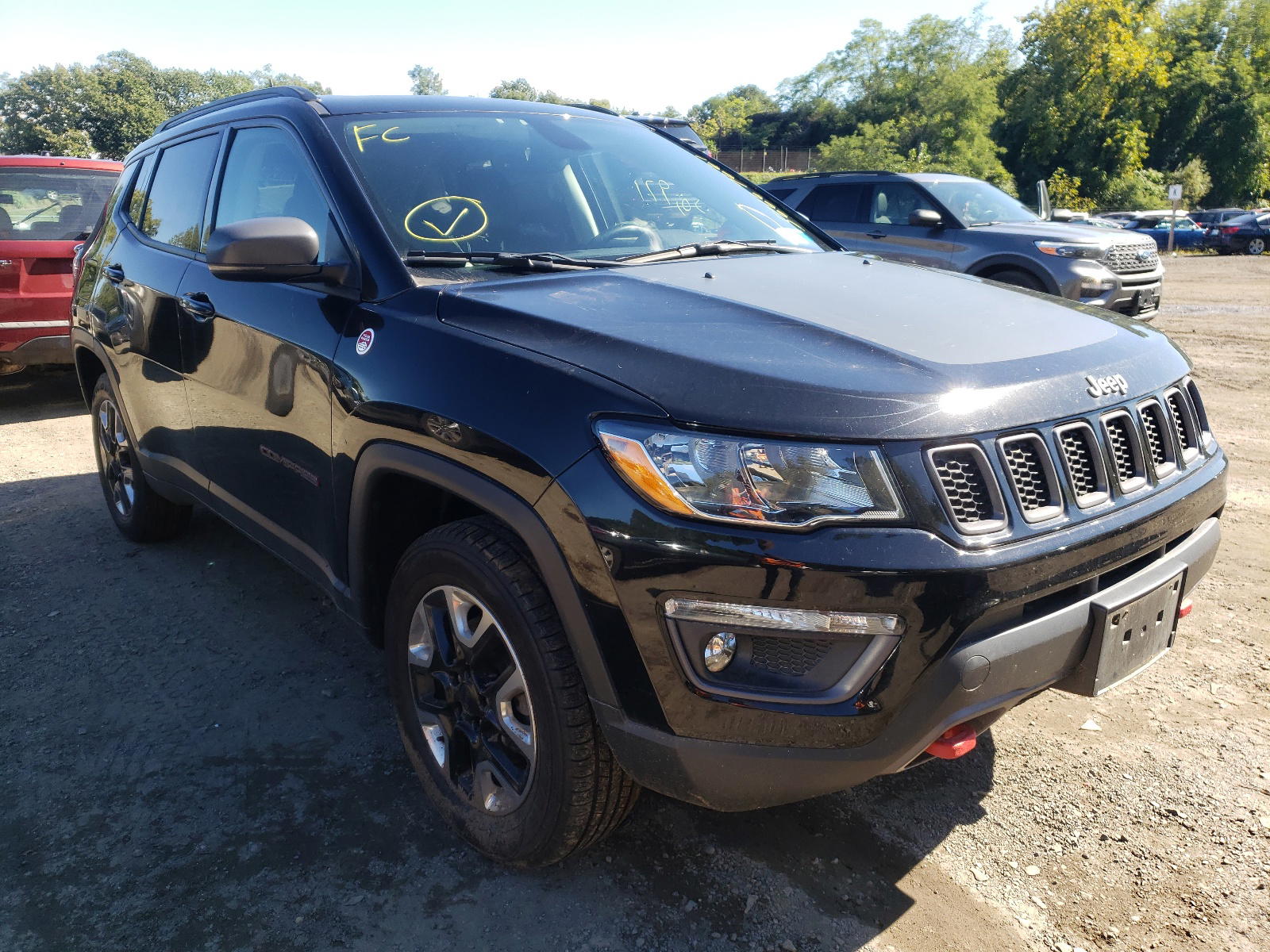 JEEP COMPASS TR 2017 with VIN 3C4NJDDB0HT641430 - Photo from auction