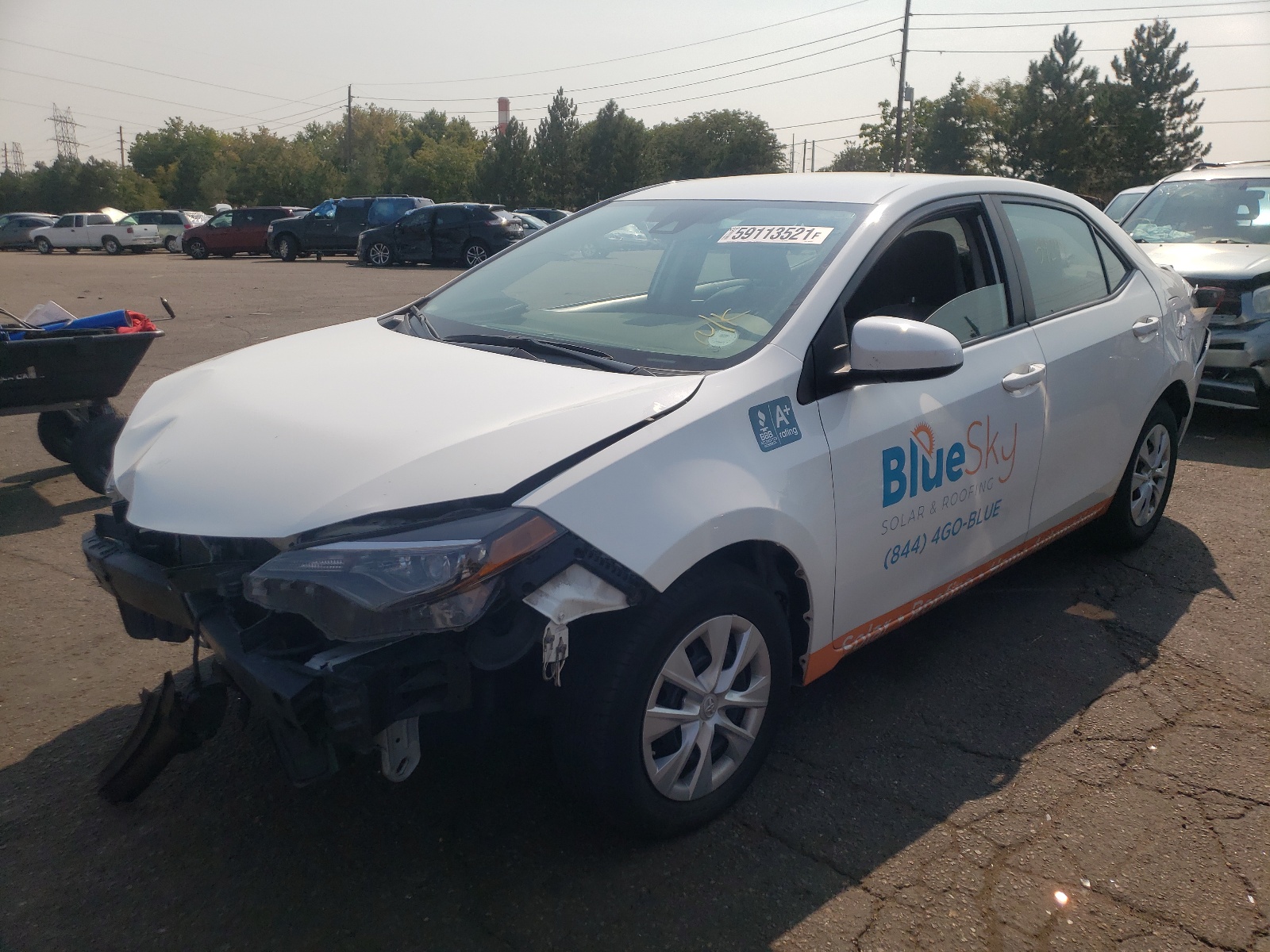 Photo 2 from auction – 2019 TOYOTA COROLLA L with VIN 5YFBURHE8KP863056