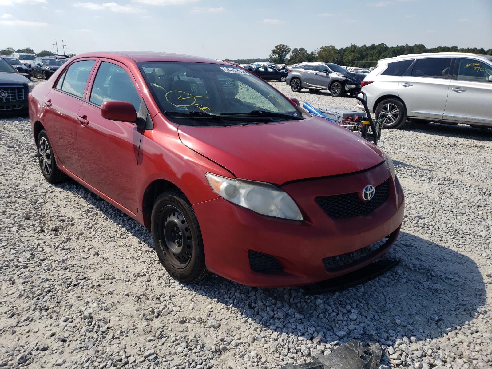 TOYOTA COROLLA BA 2010 with VIN JTDBU4EE6AJ070865 - Photo from auction