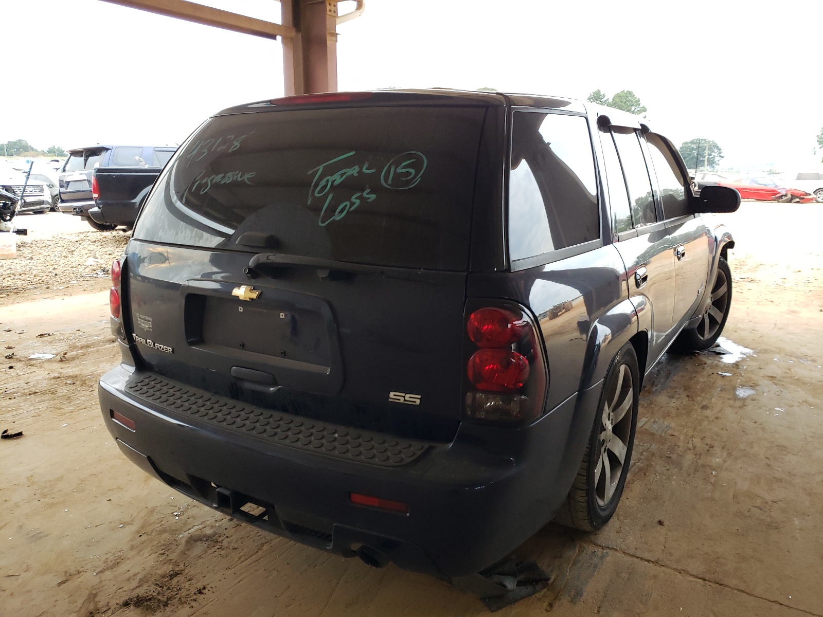 Photo 4 from auction – 2008 CHEVROLET TRAILBLAZE with VIN 1GNES13H382166141