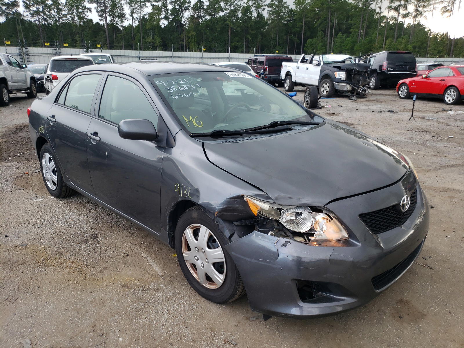 TOYOTA COROLLA BA 2010 with VIN 2T1BU4EE0AC516360 - Photo from auction