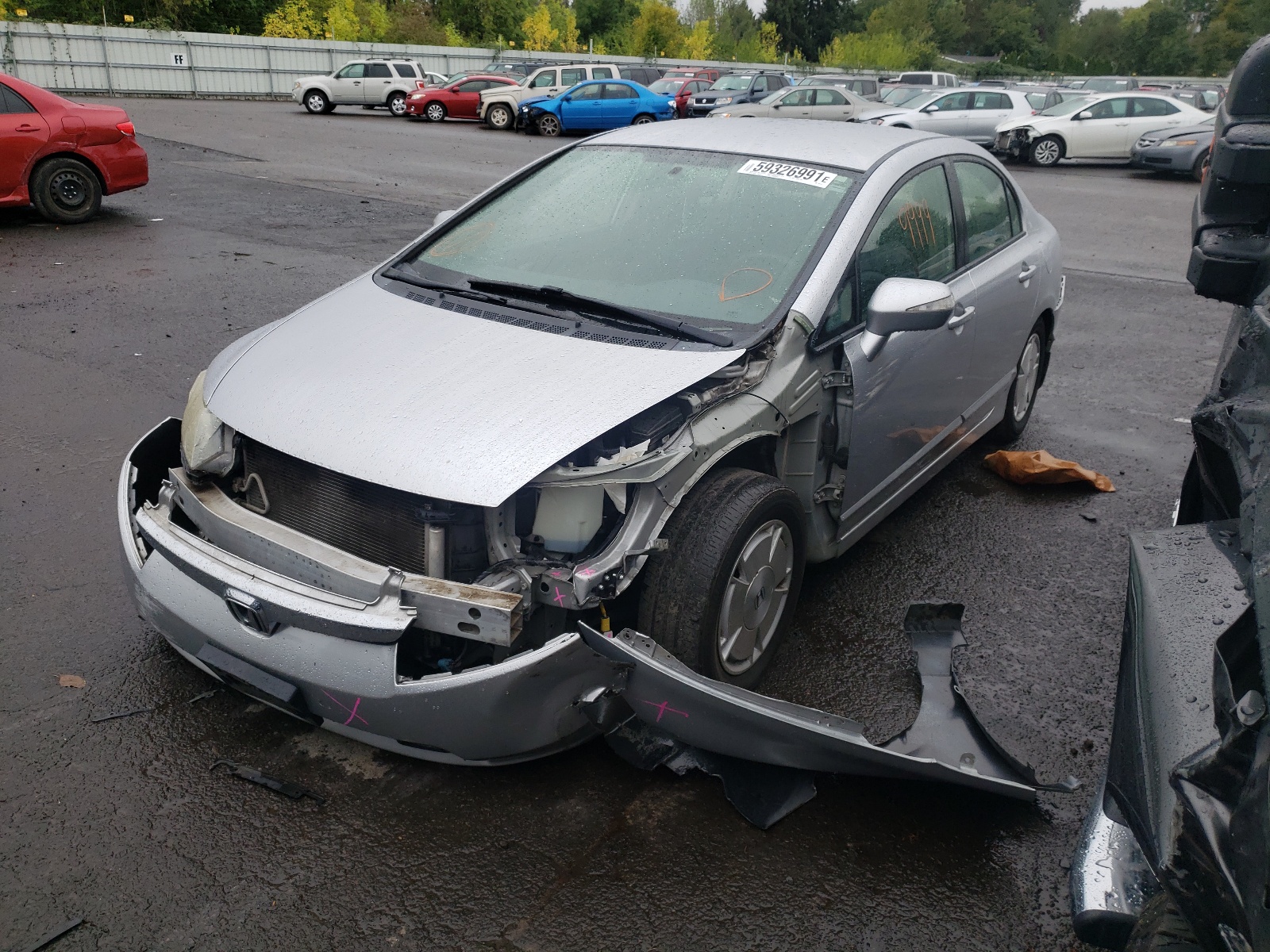 Photo 2 from auction – 2008 HONDA CIVIC HYBR with VIN JHMFA36218S021973