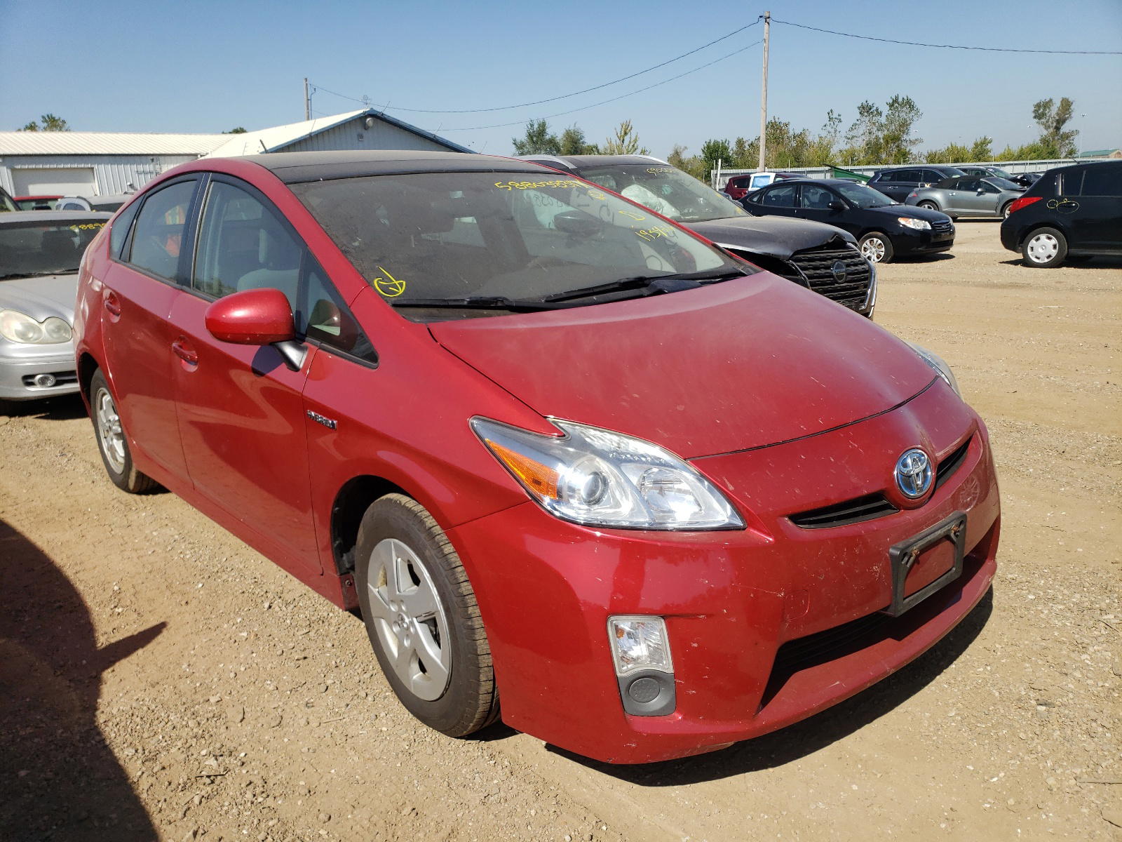 TOYOTA PRIUS 2010 with VIN JTDKN3DU5A0195426 - Photo from auction