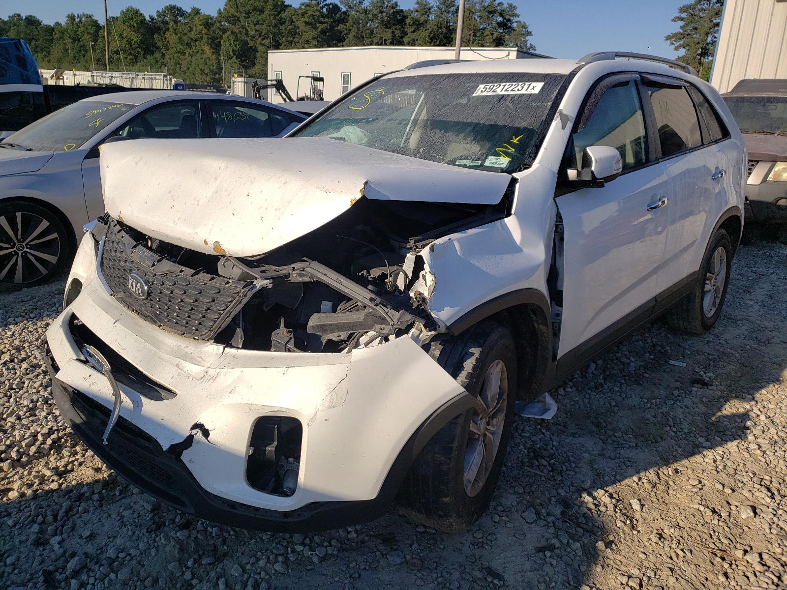 Photo 2 from auction – 2014 KIA SORENTO LX with VIN 5XYKT3A67EG439735