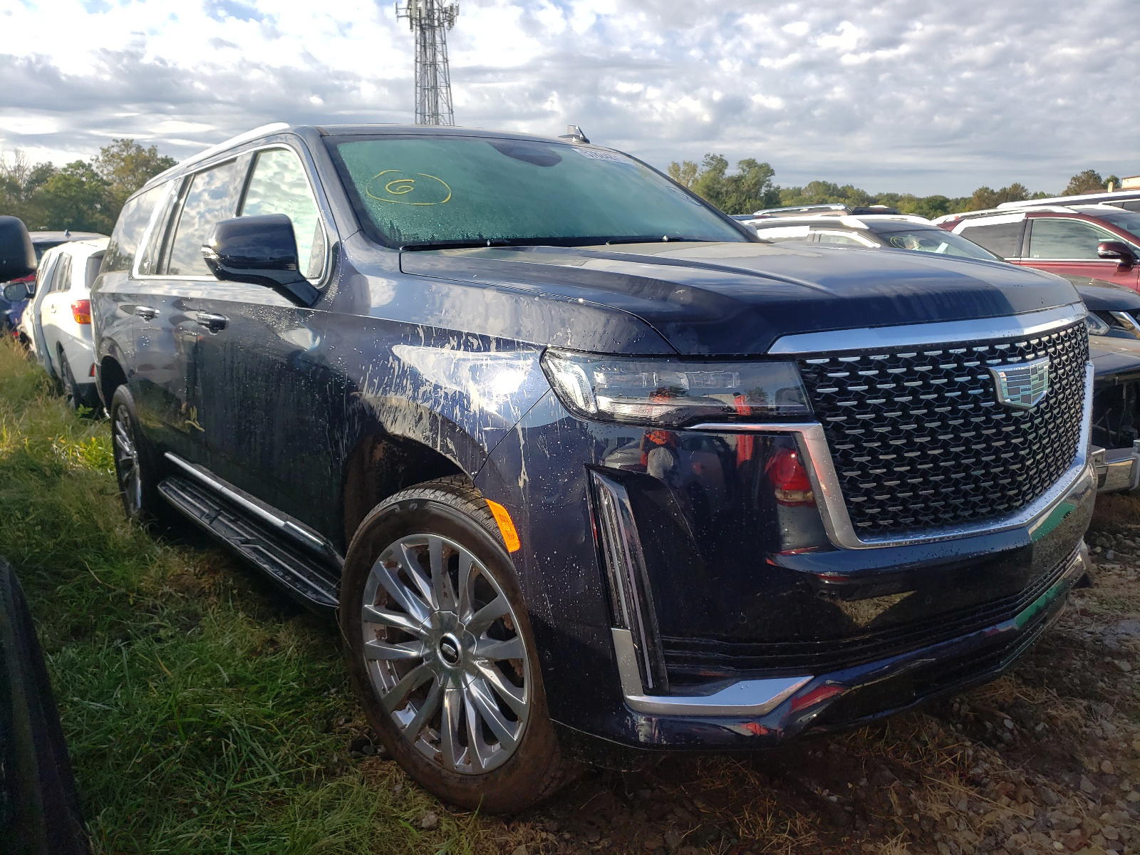 CADILLAC ESCALADE E 2021 with VIN 1GYS4KKL2MR403117 - Photo from auction