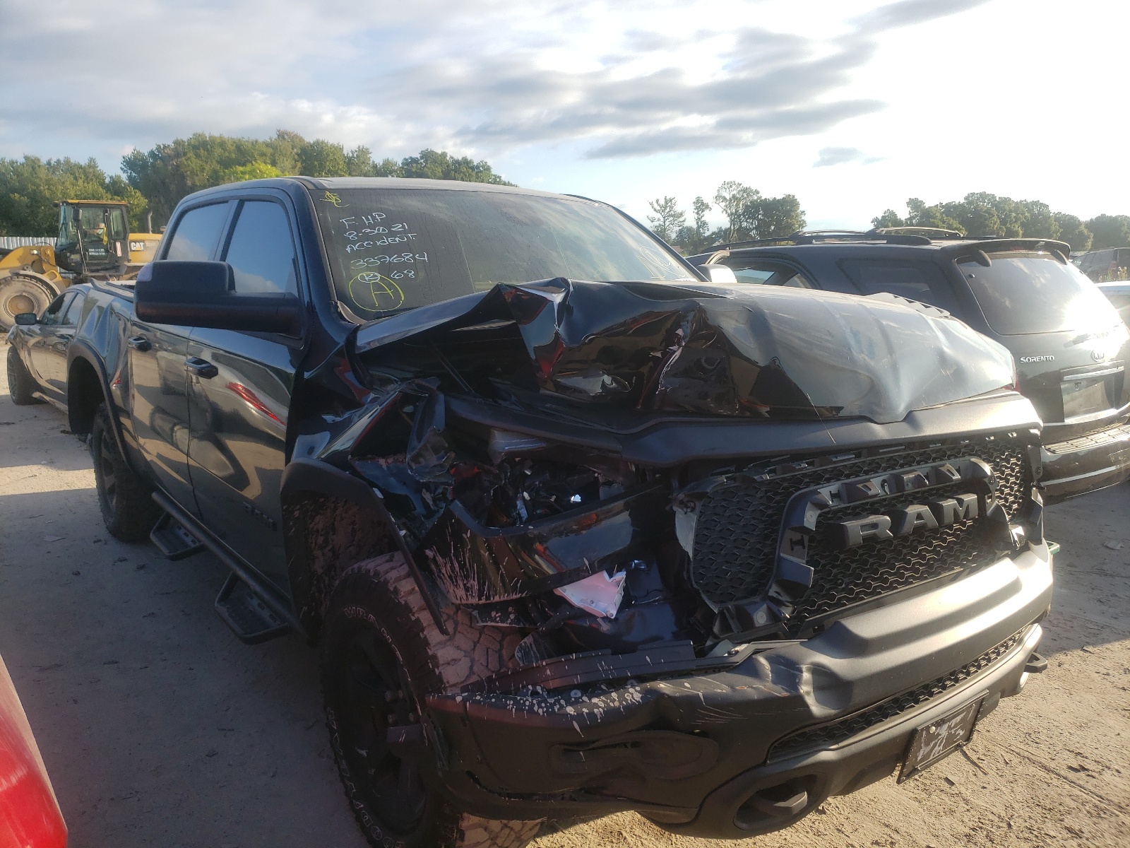 Photo 1 from auction – 2020 RAM 1500 REBEL with VIN 1C6SRFLT0LN422887