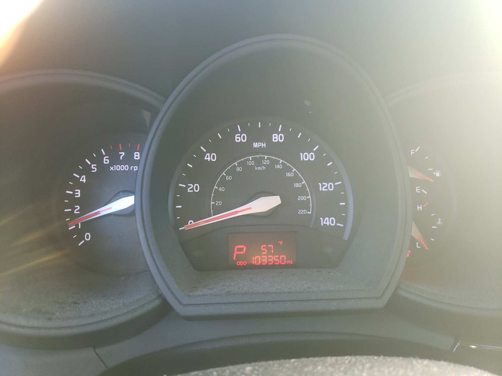 Photo 8 from auction – 2016 KIA RIO LX with VIN KNADM4A30G6659304