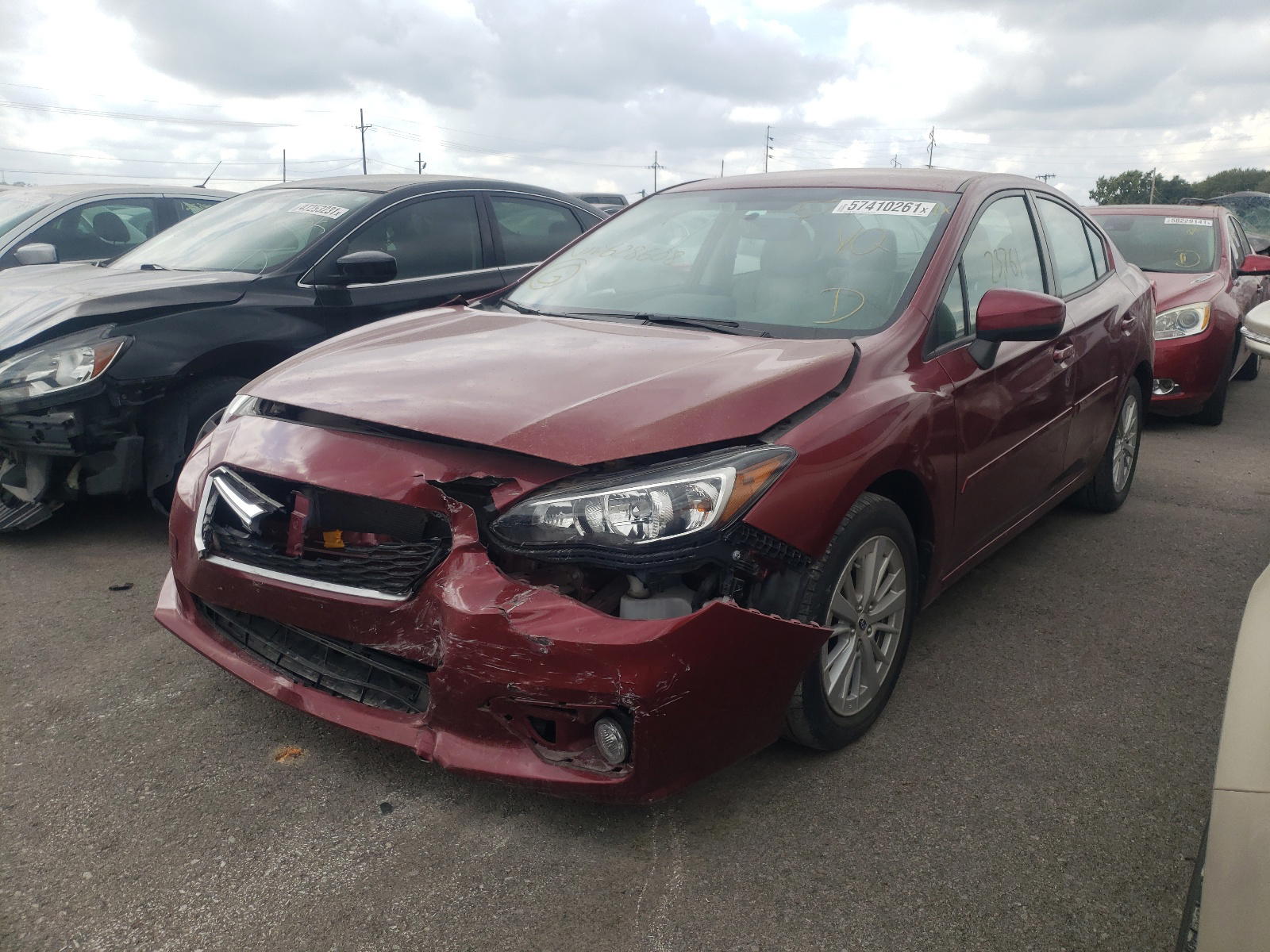 Photo 2 from auction – 2017 SUBARU IMPREZA PR with VIN 4S3GKAD61H3628608