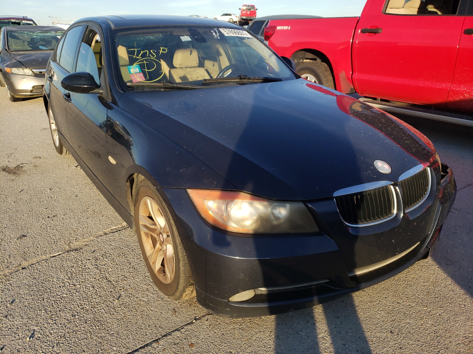 BMW 328 I 2008 with VIN WBAVA375X8NL51404 - Photo from auction