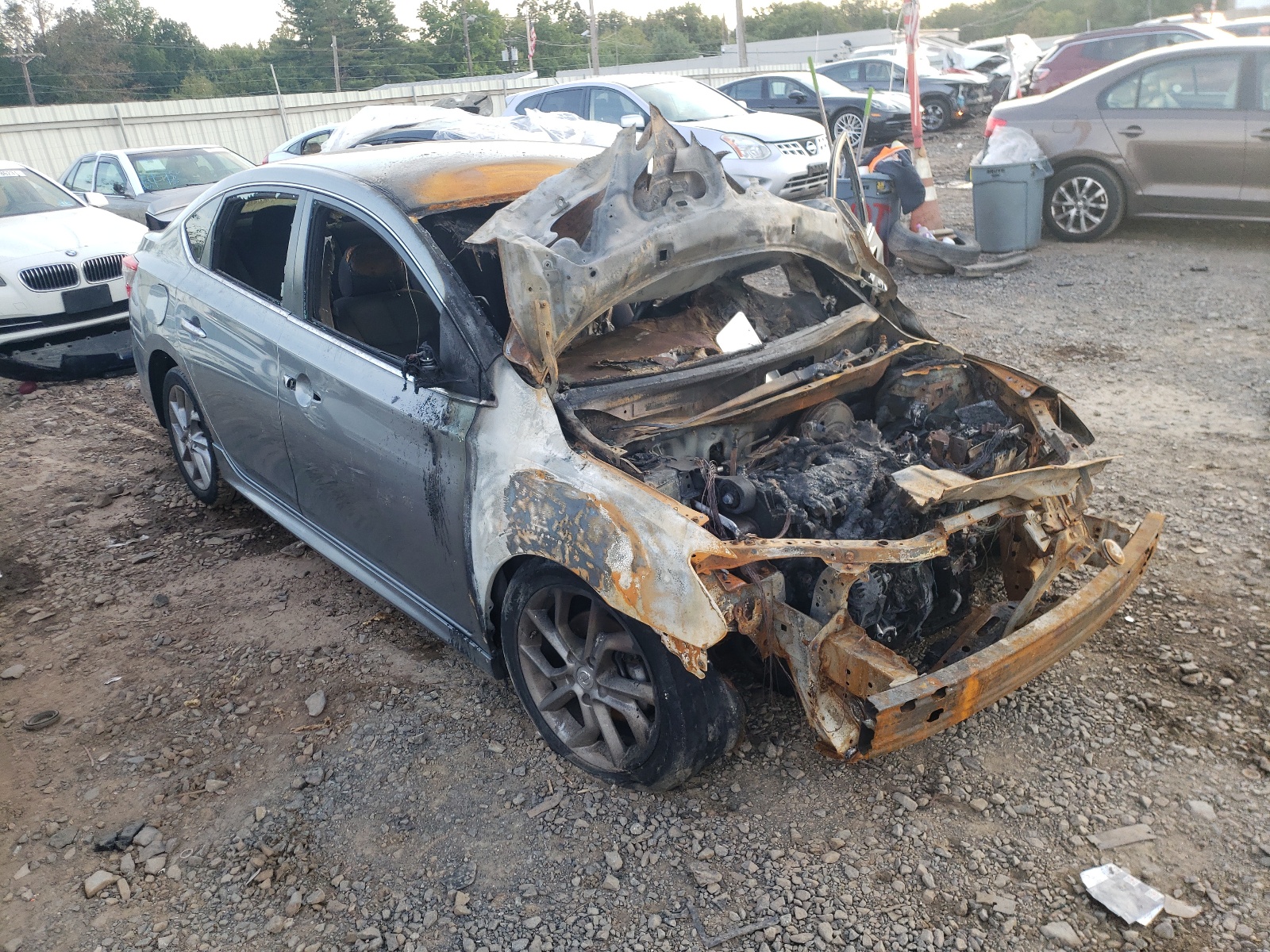 NISSAN SENTRA S 2013 with VIN 3N1AB7AP2DL751843 - Photo from auction